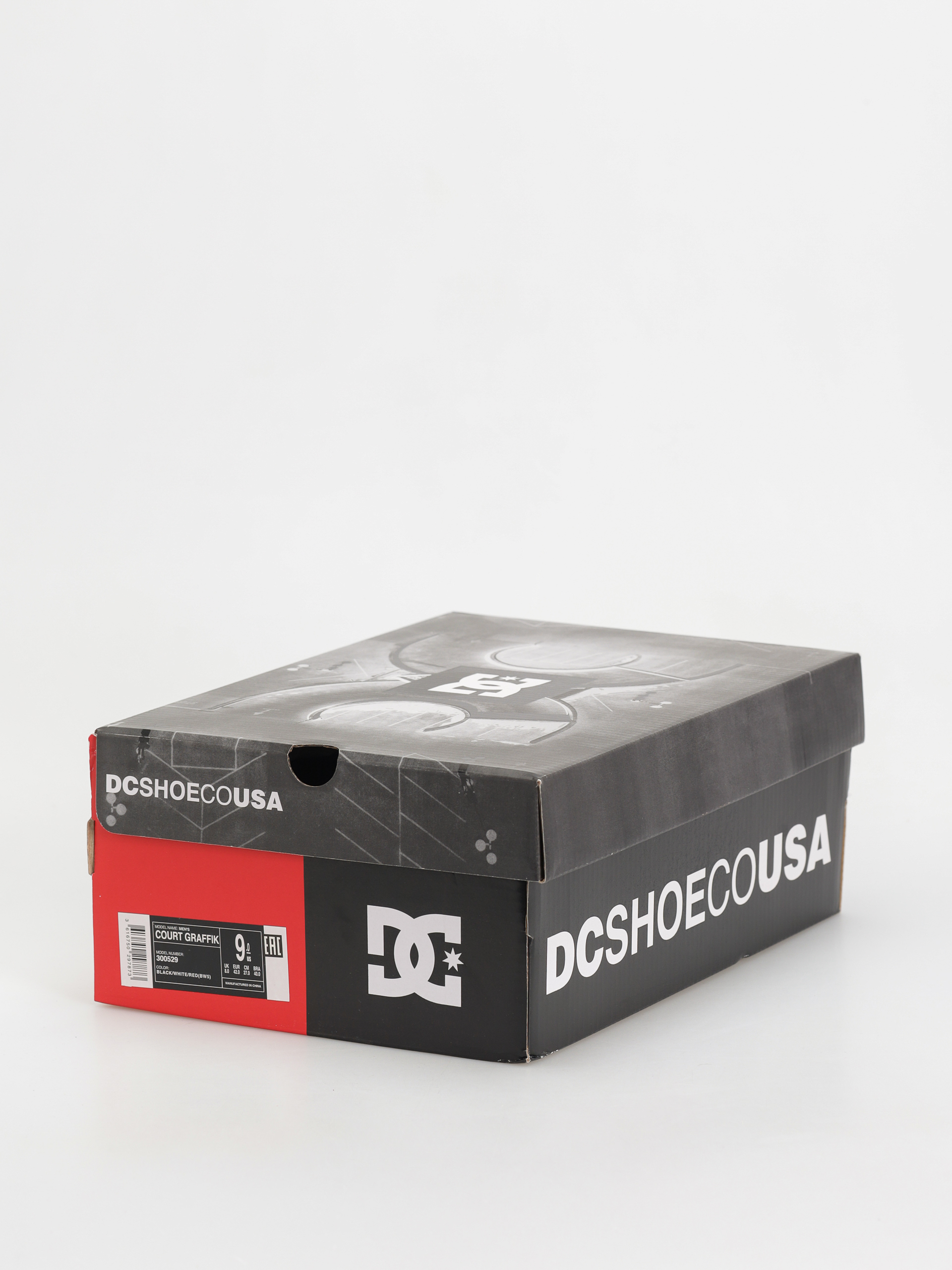 DC Court Graffik Cipők (black/white/red)