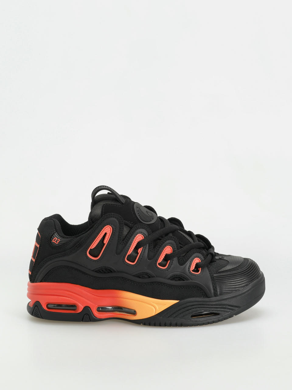 Osiris D3 2001 Cipők (black/orange/black)