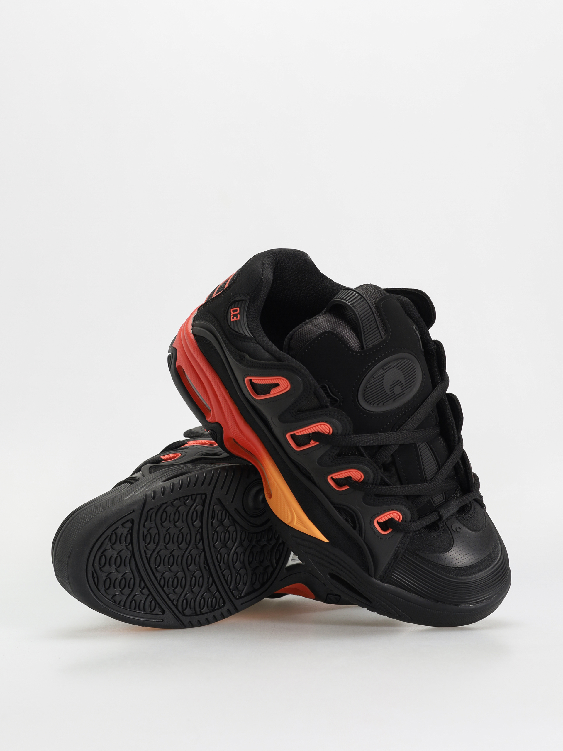 Osiris D3 2001 Cipők (black/orange/black)