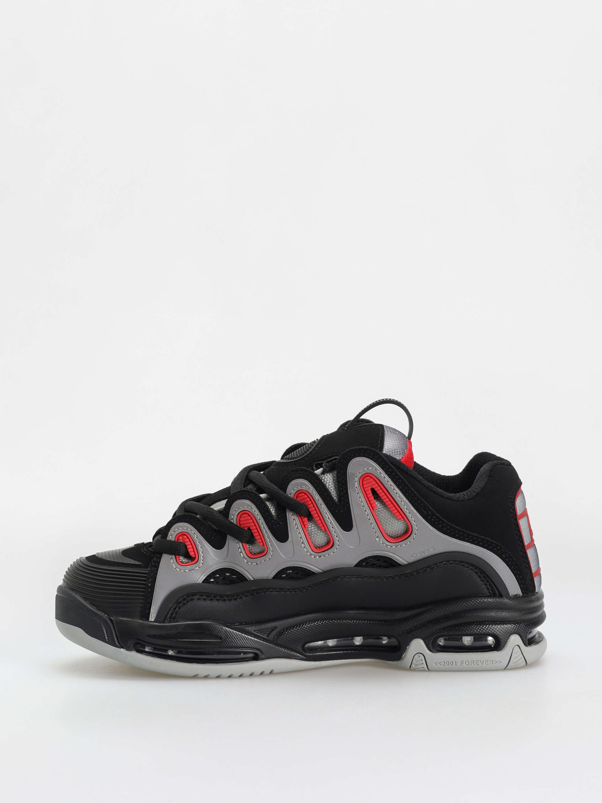 Osiris D3 2001 Cipők (blk/lt.gry/red)