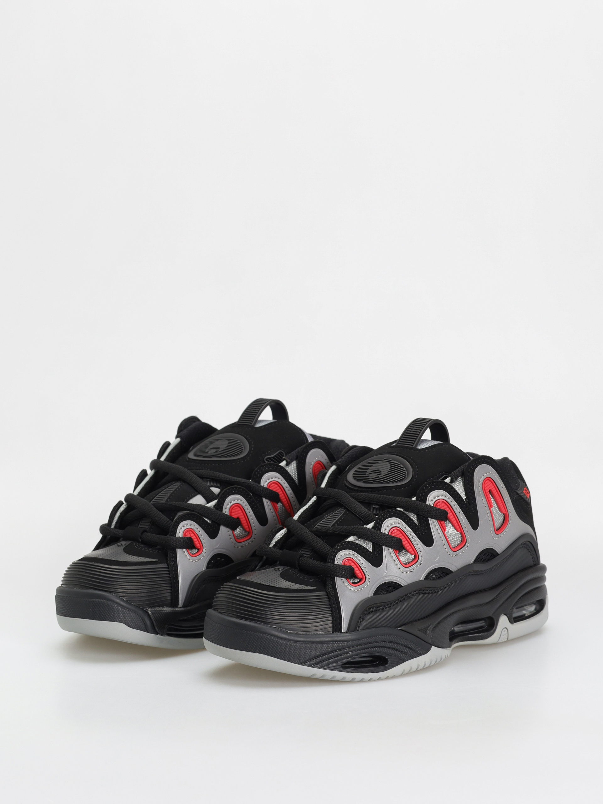 Osiris D3 2001 Cipők (blk/lt.gry/red)