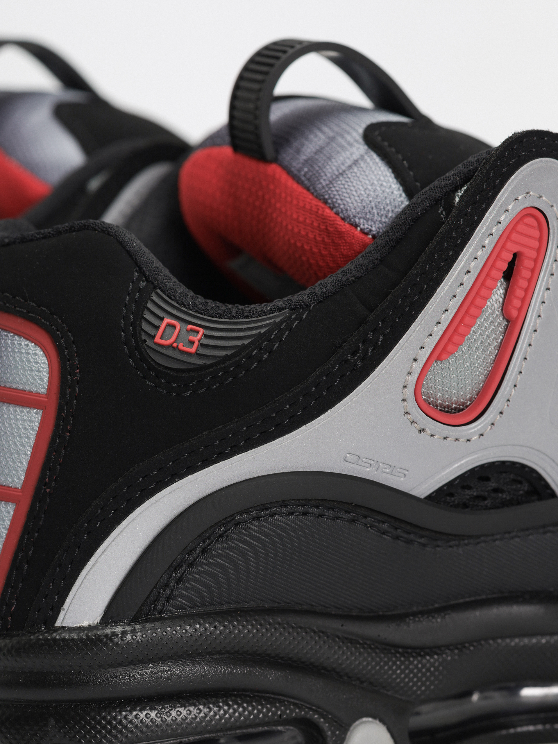 Osiris D3 2001 Cipők (blk/lt.gry/red)