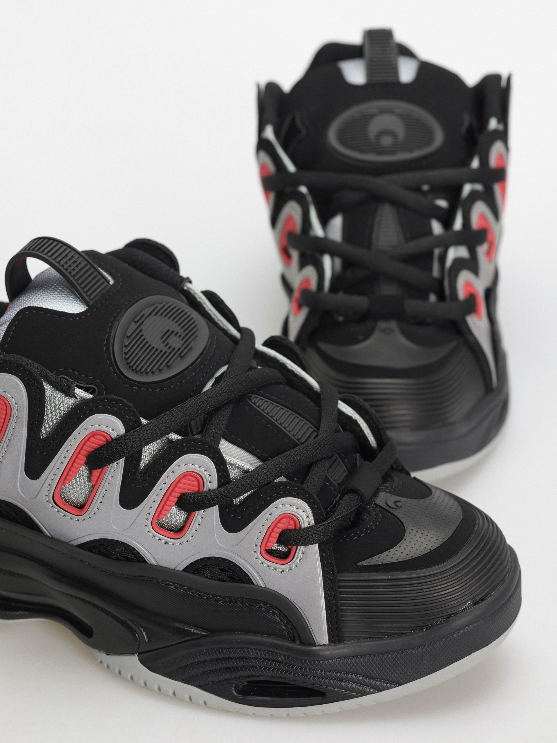 Osiris D3 2001 Cipők (blk/lt.gry/red)