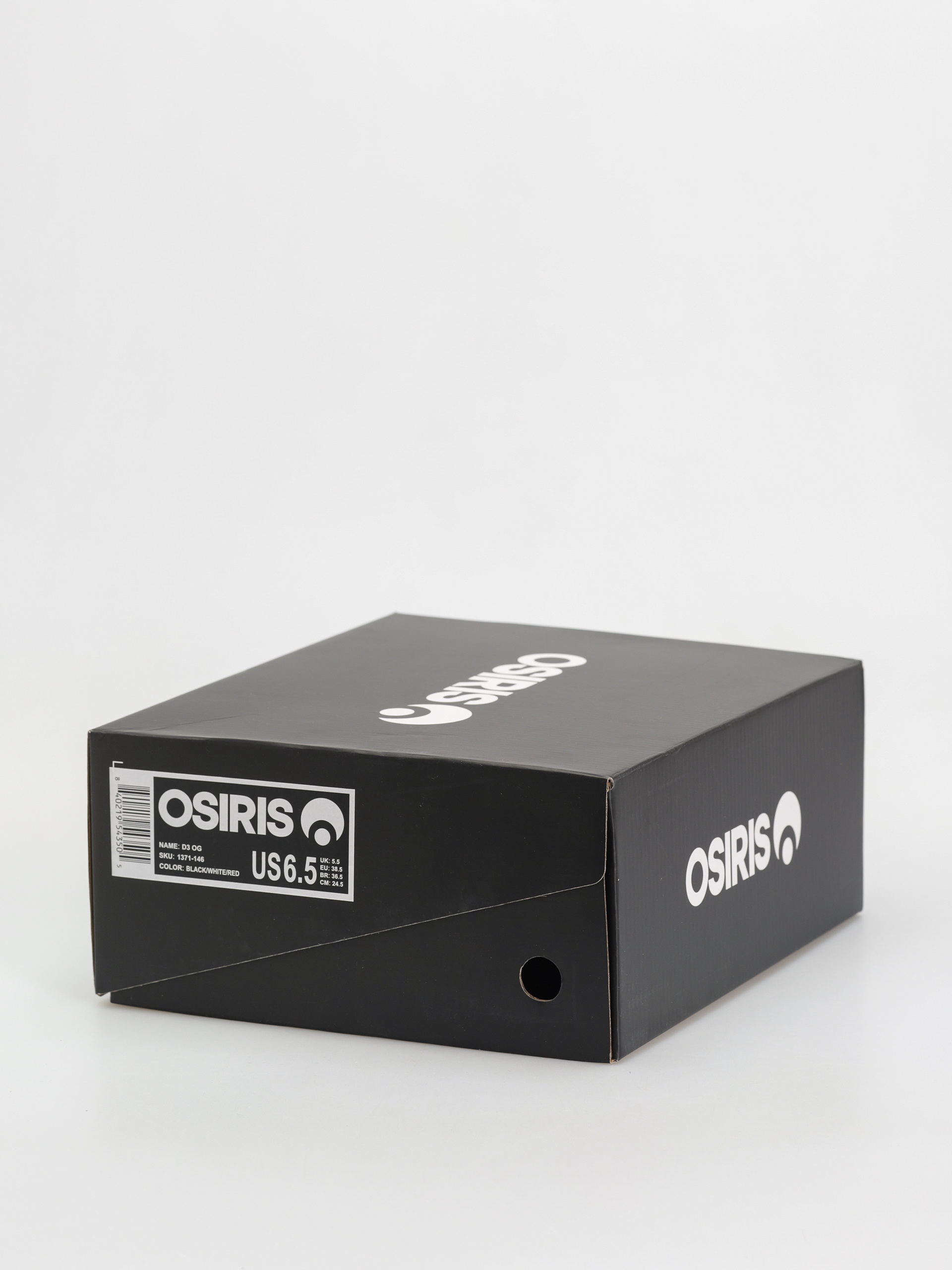 Osiris D3 OG Cipők (black/white/red)
