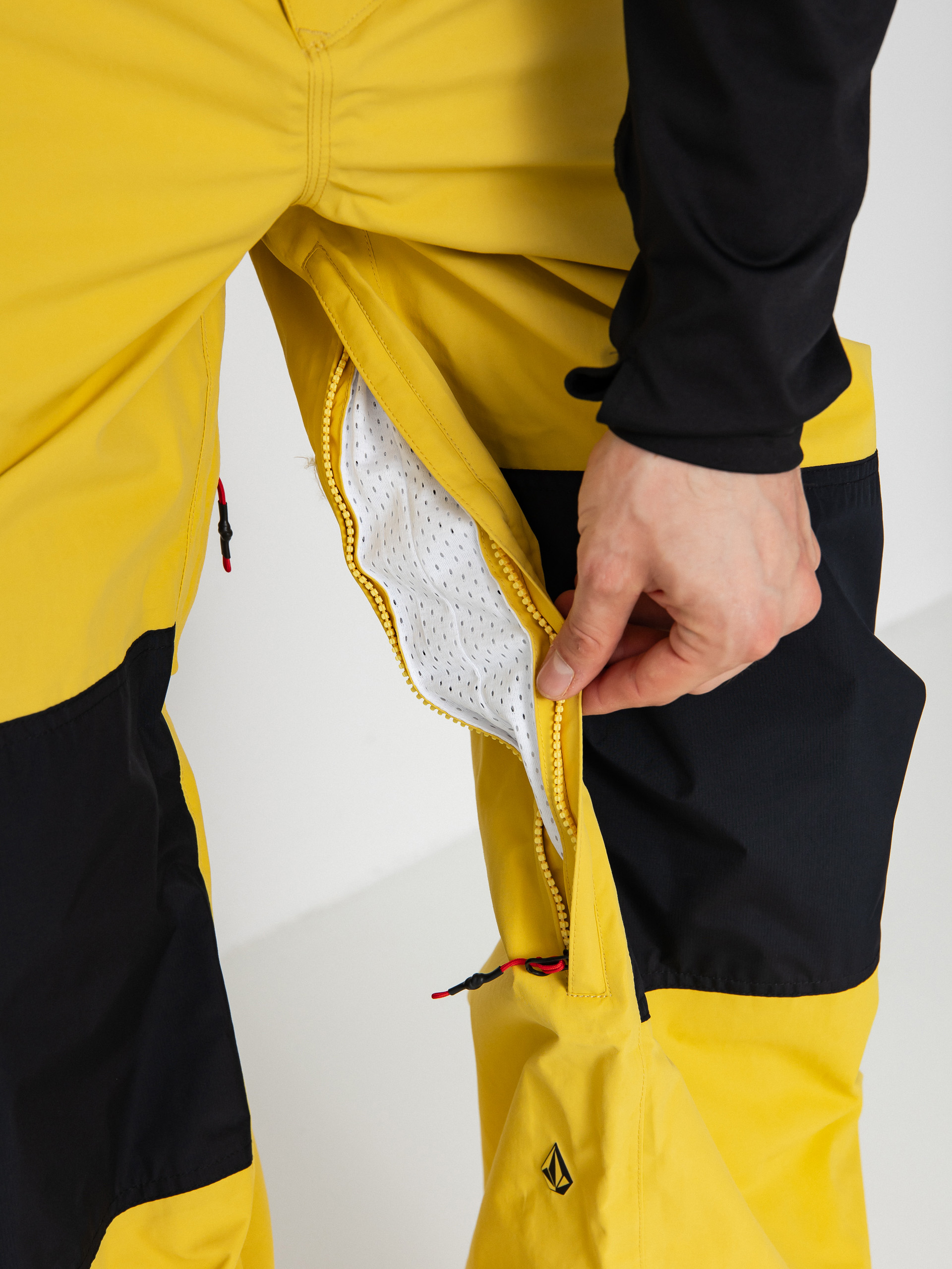 Férfi Snowboard nadrág Volcom Longo Gore Tex (dark yellow)