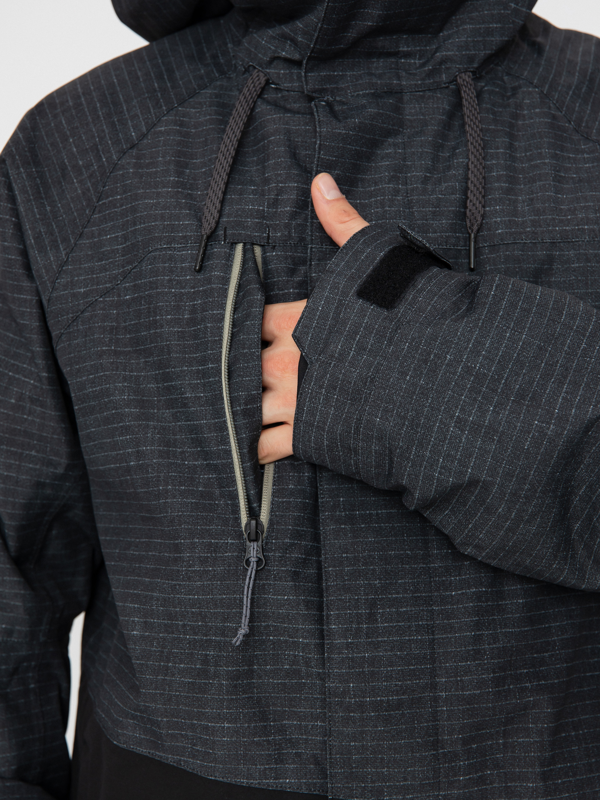 Férfi 686 Geo Insulated Snowboard dzseki (black ripstop colorblock)