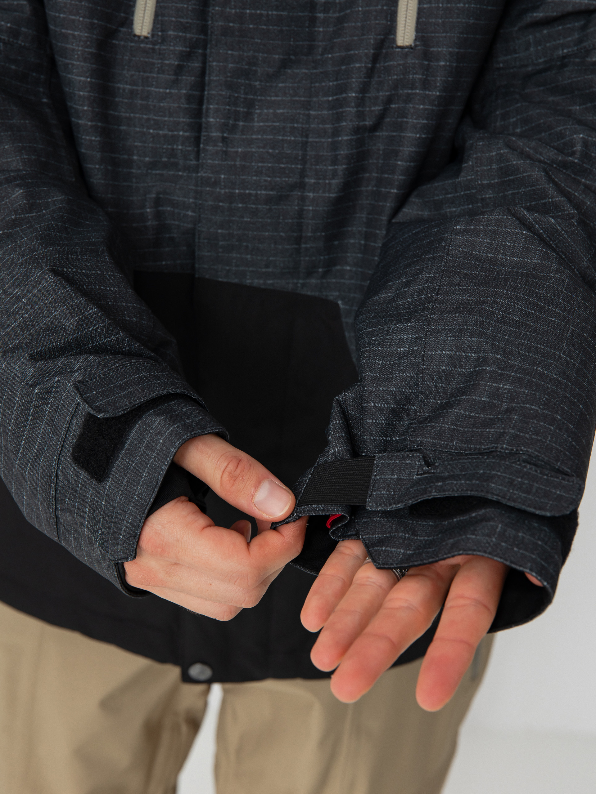 Férfi 686 Geo Insulated Snowboard dzseki (black ripstop colorblock)