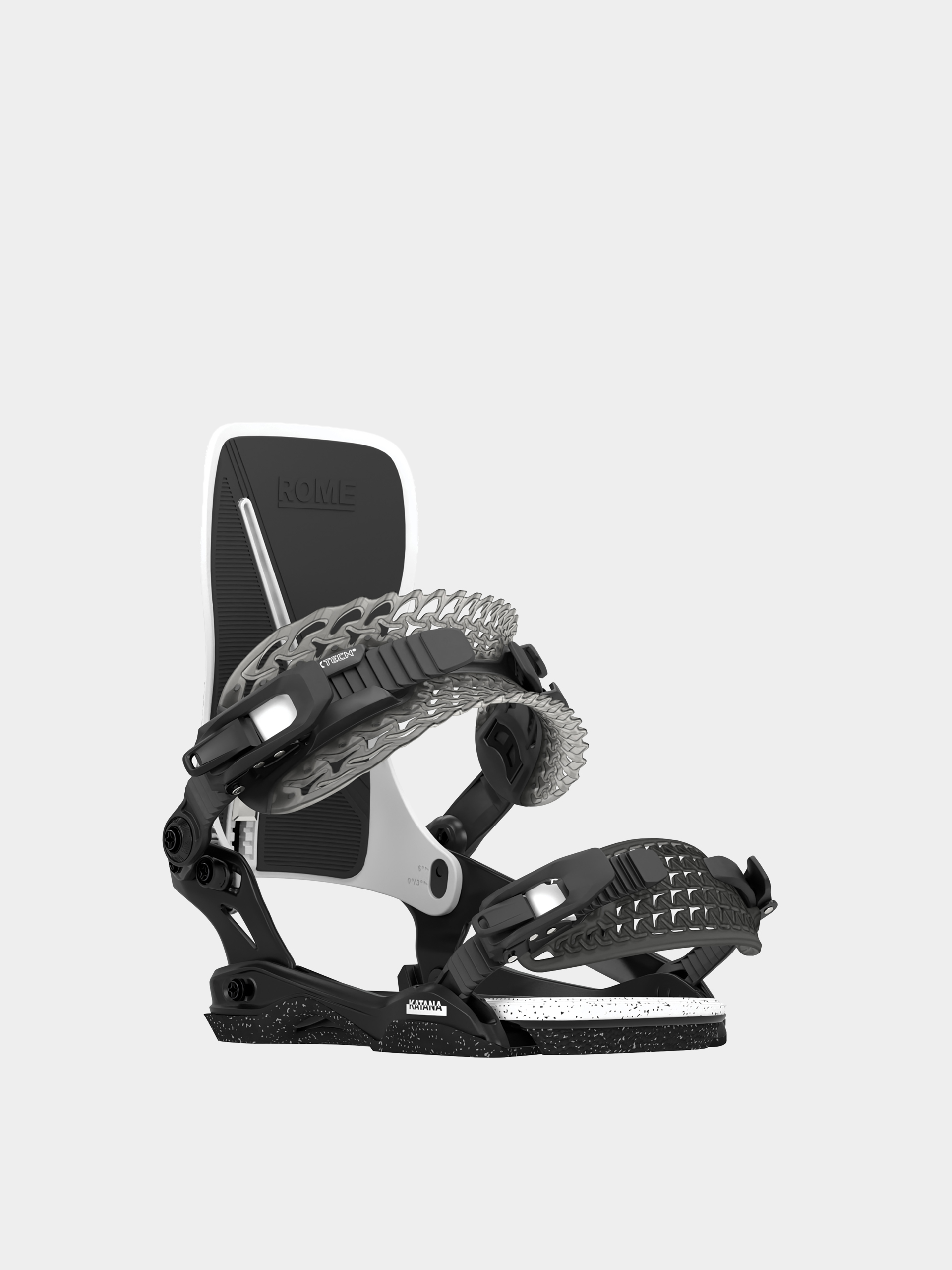 Férfi Snowboard kötés Rome Katana (black/white)