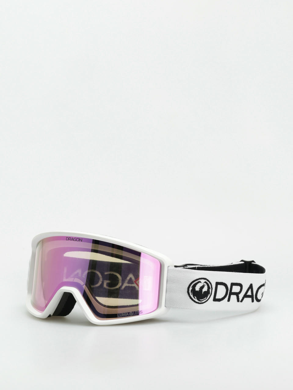 Dragon DXT OTG Snowboard szemüveg (white/lumalens pink ion)