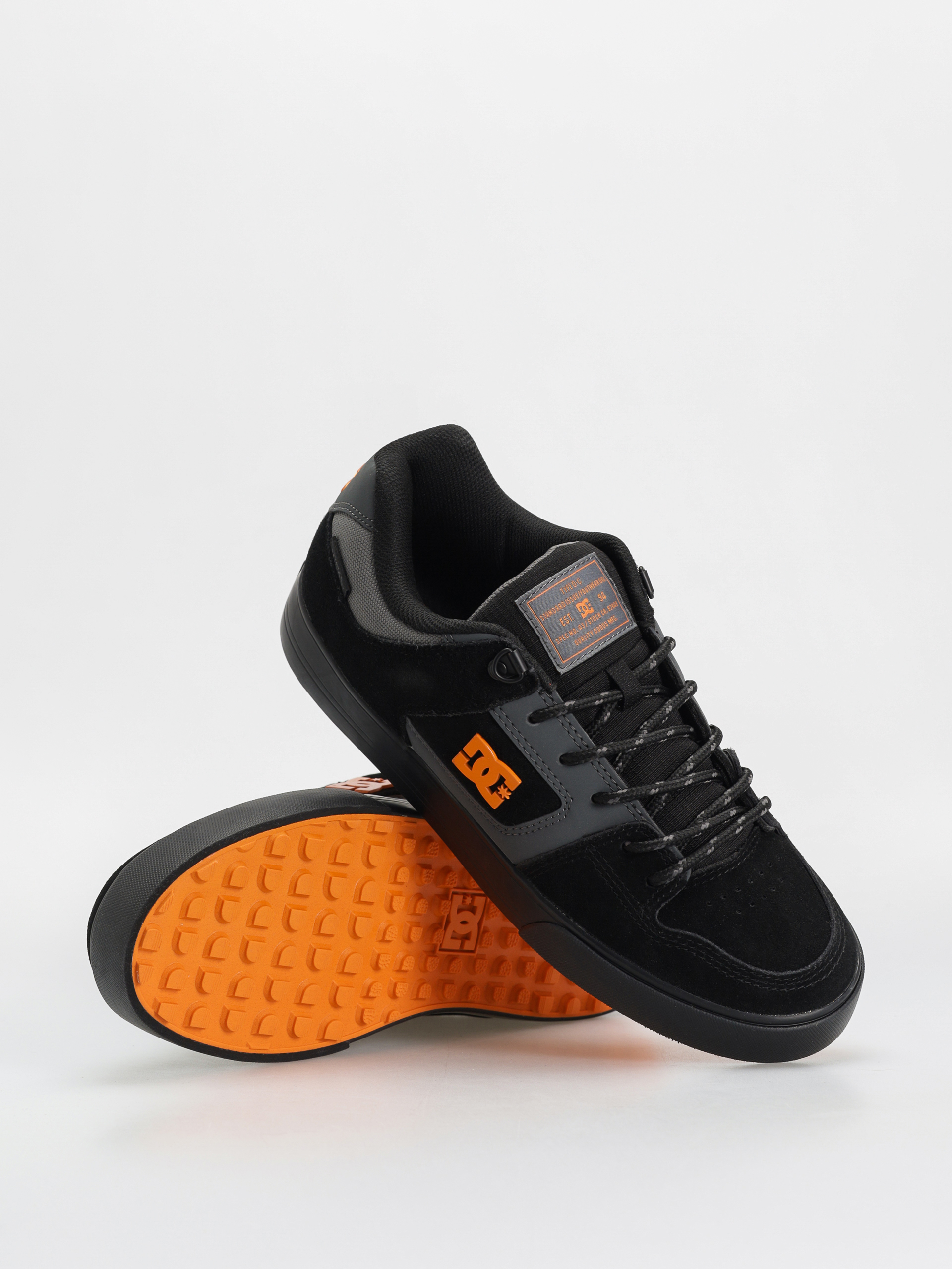 DC Pure Wnt Cipők (grey/black/orange)