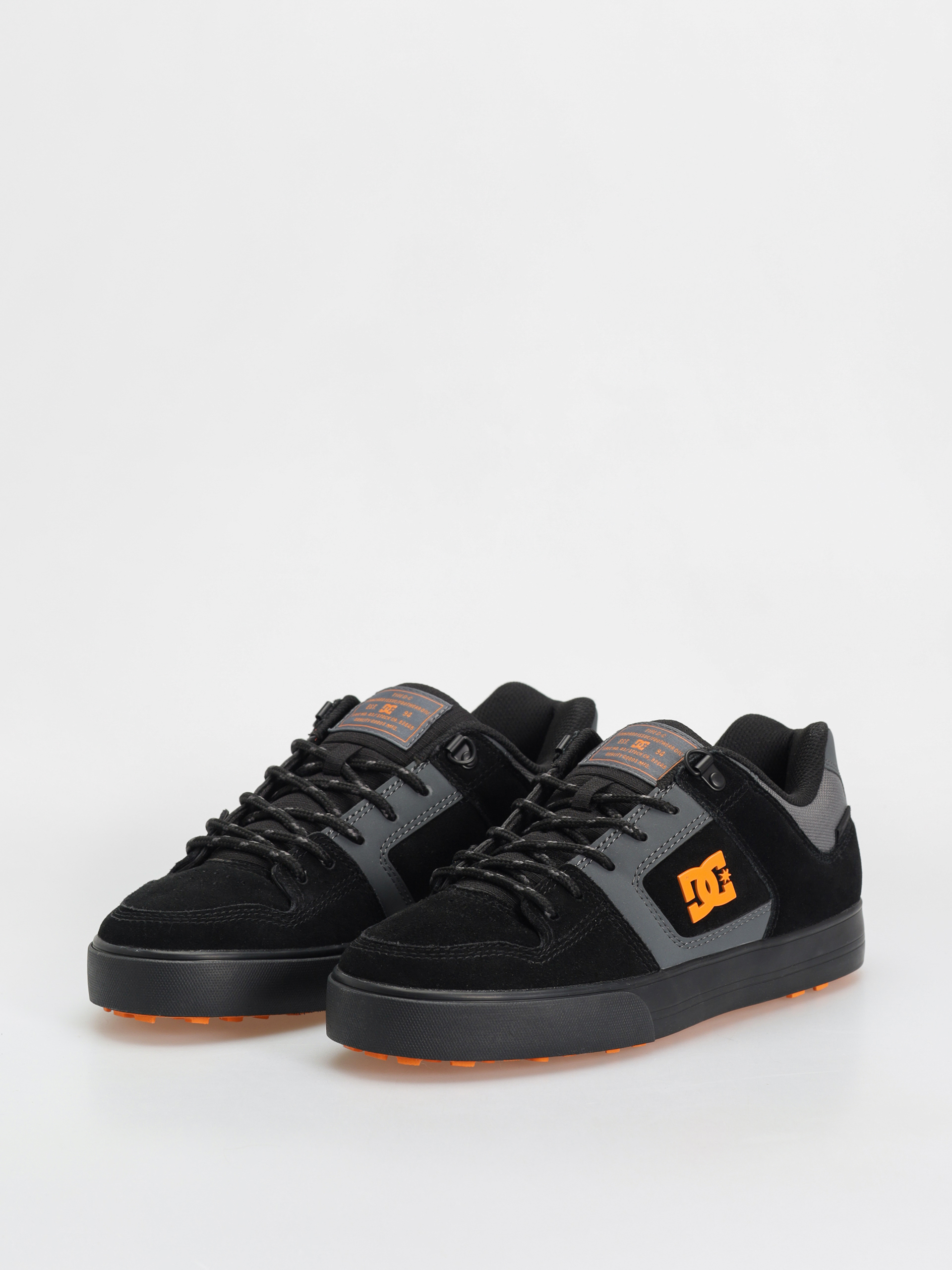 DC Pure Wnt Cipők (grey/black/orange)