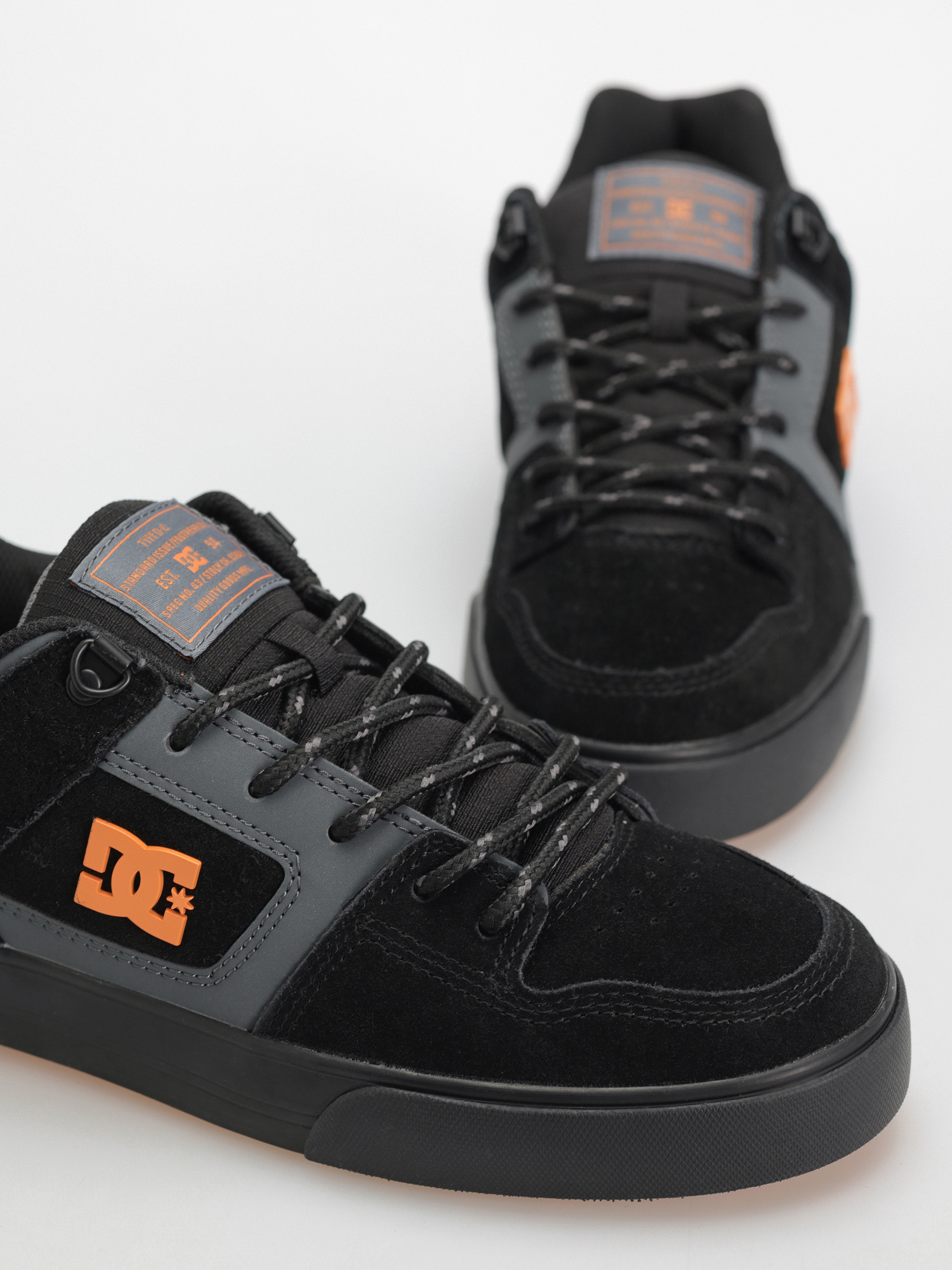 DC Pure Wnt Cipők (grey/black/orange)