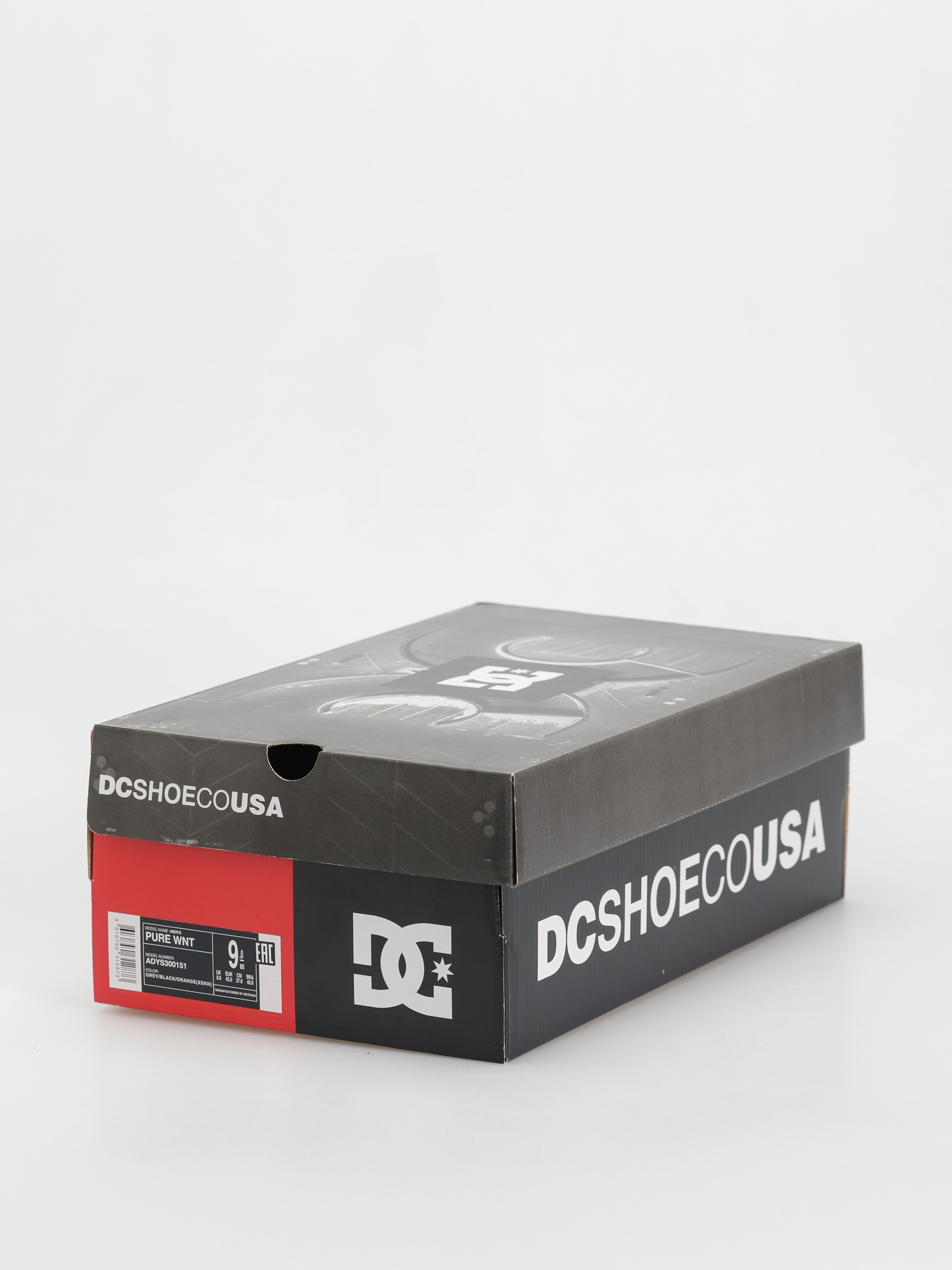 DC Pure Wnt Cipők (grey/black/orange)