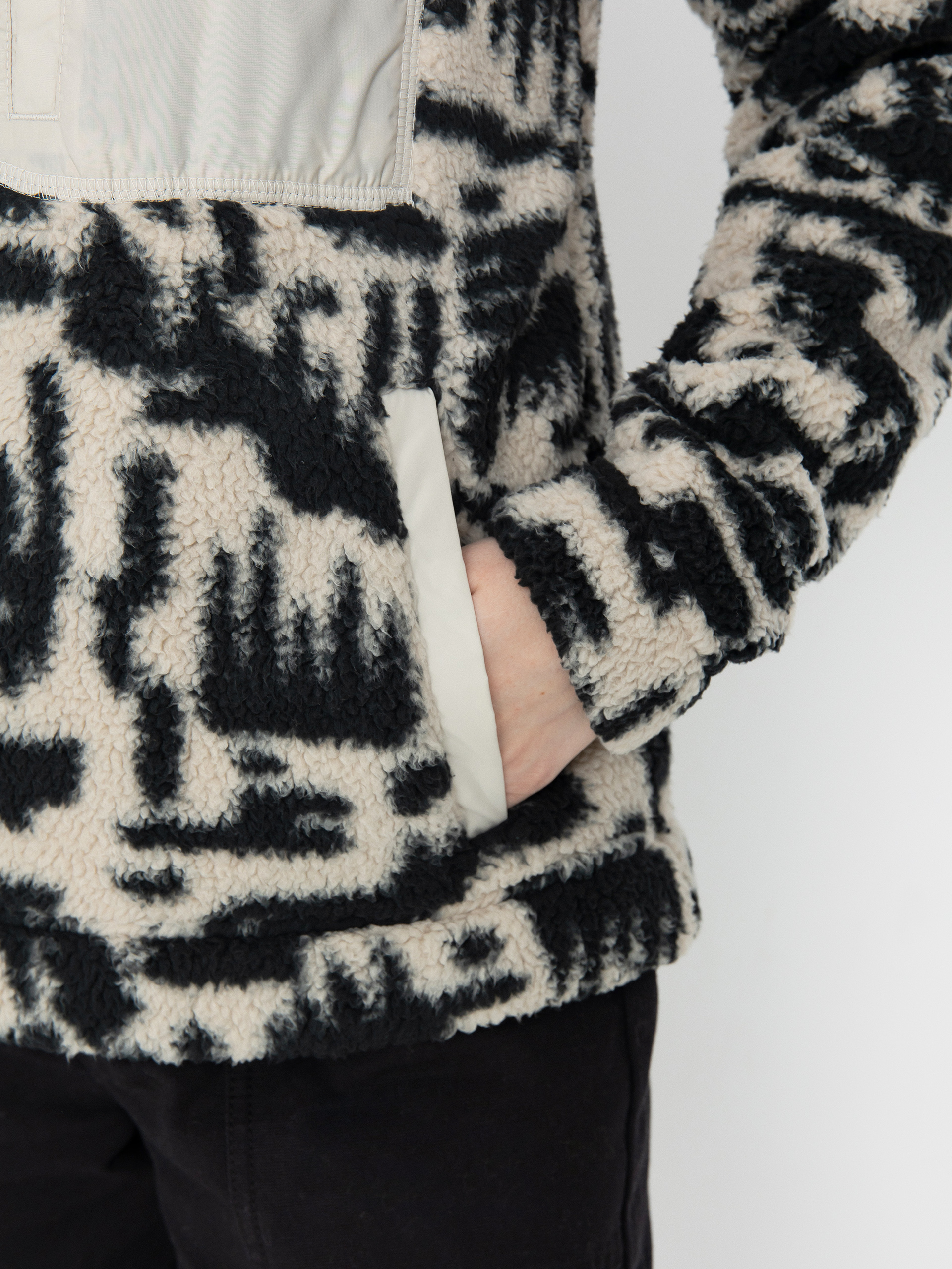 Női Polár pulóver Columbia West Bend 1/4 Zip II (dark stone high)