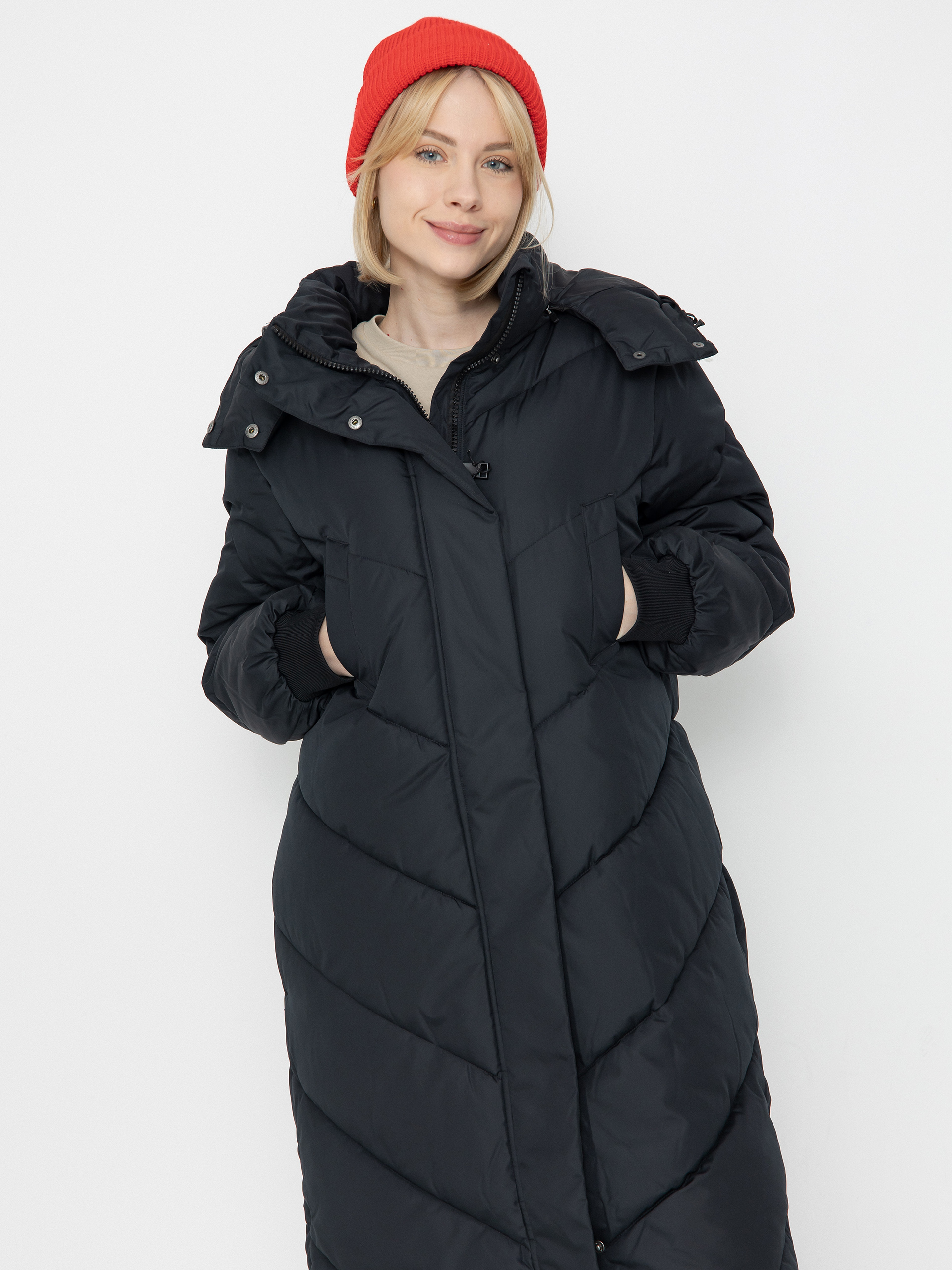 Volcom Alldaylong Puff Dzseki Wmn (black)