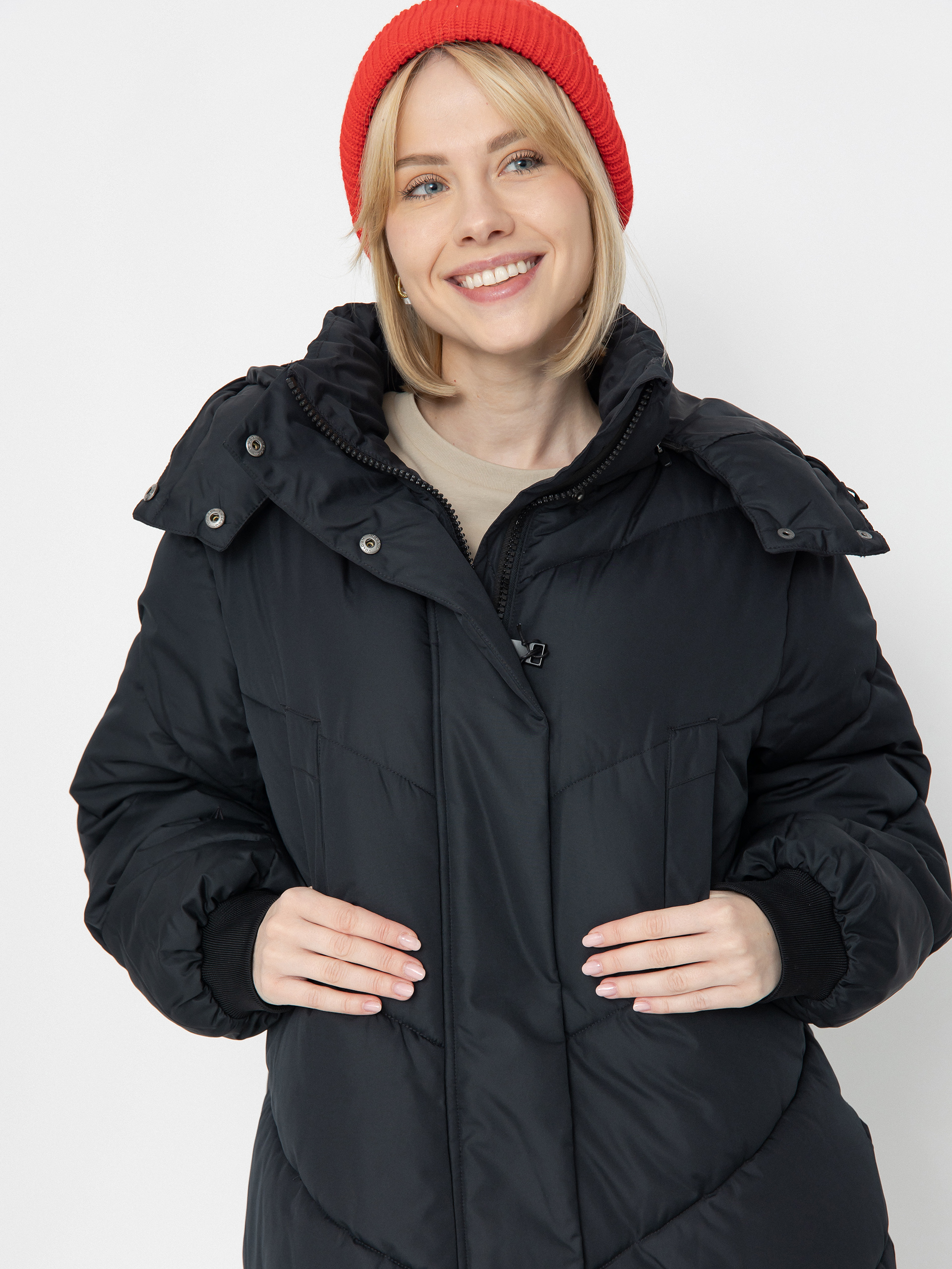 Volcom Alldaylong Puff Dzseki Wmn (black)