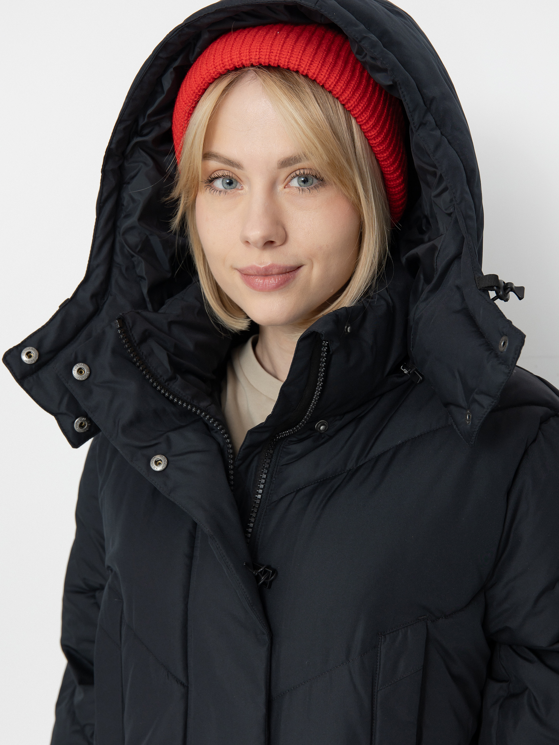 Volcom Alldaylong Puff Dzseki Wmn (black)