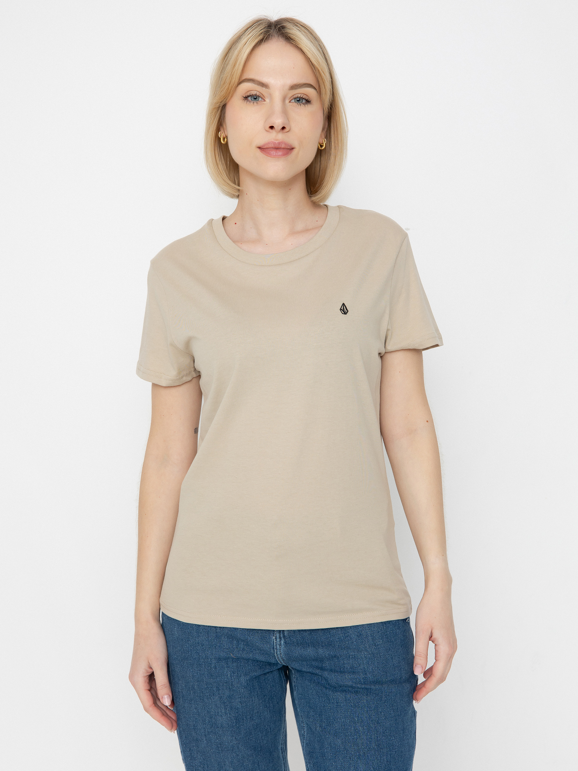 Póló Volcom Stone Blanks Wmn (light khaki)