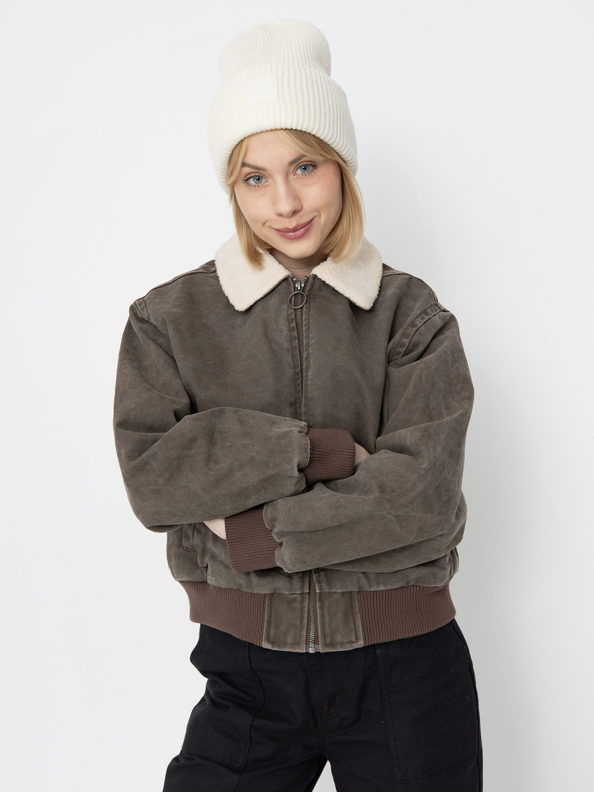 Dzseki Element Reynis Canvas Bomber Wmn (bracken)