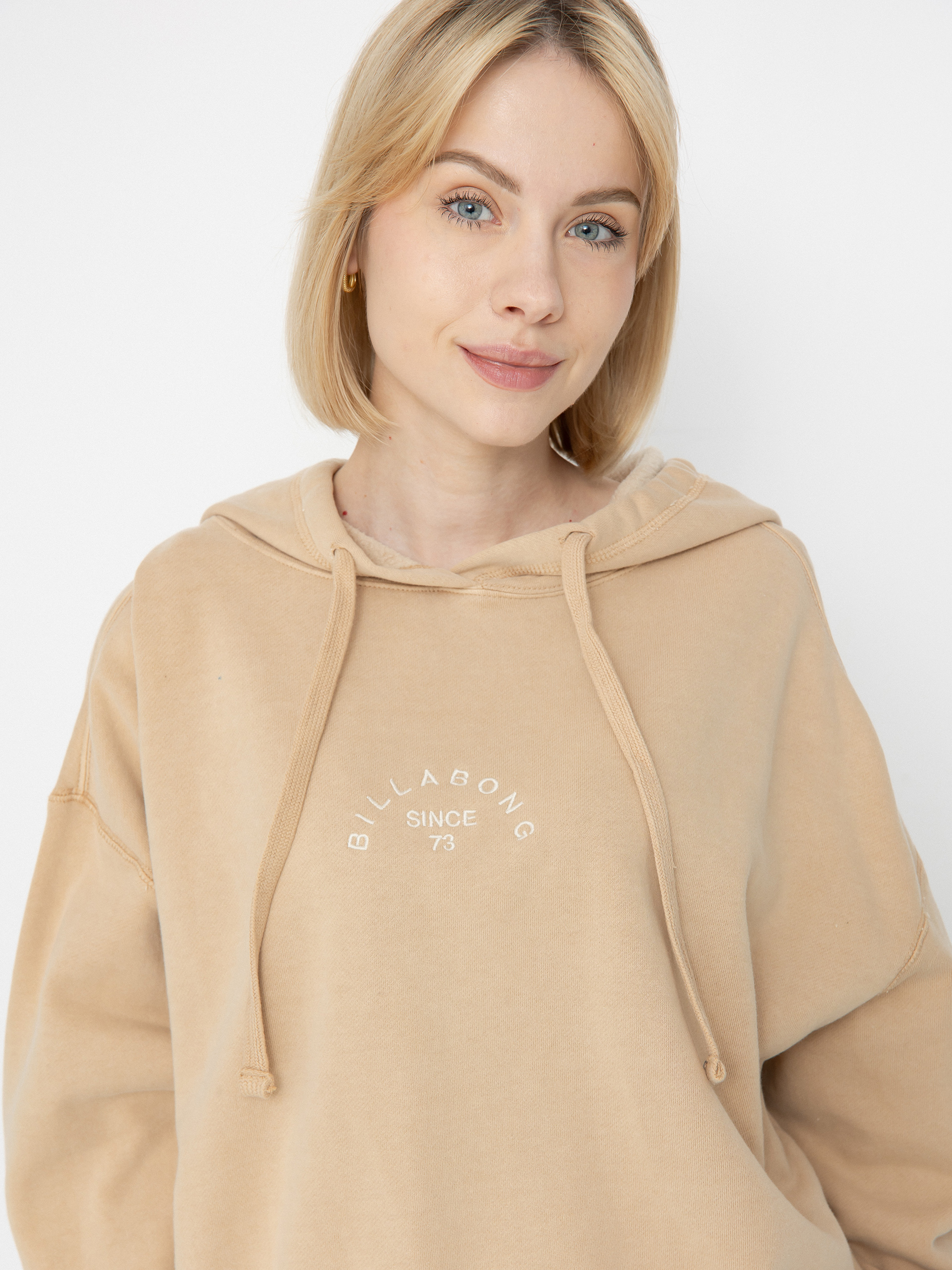 Kapucnis pulóver Billabong So Classic HD Wmn (khaki)