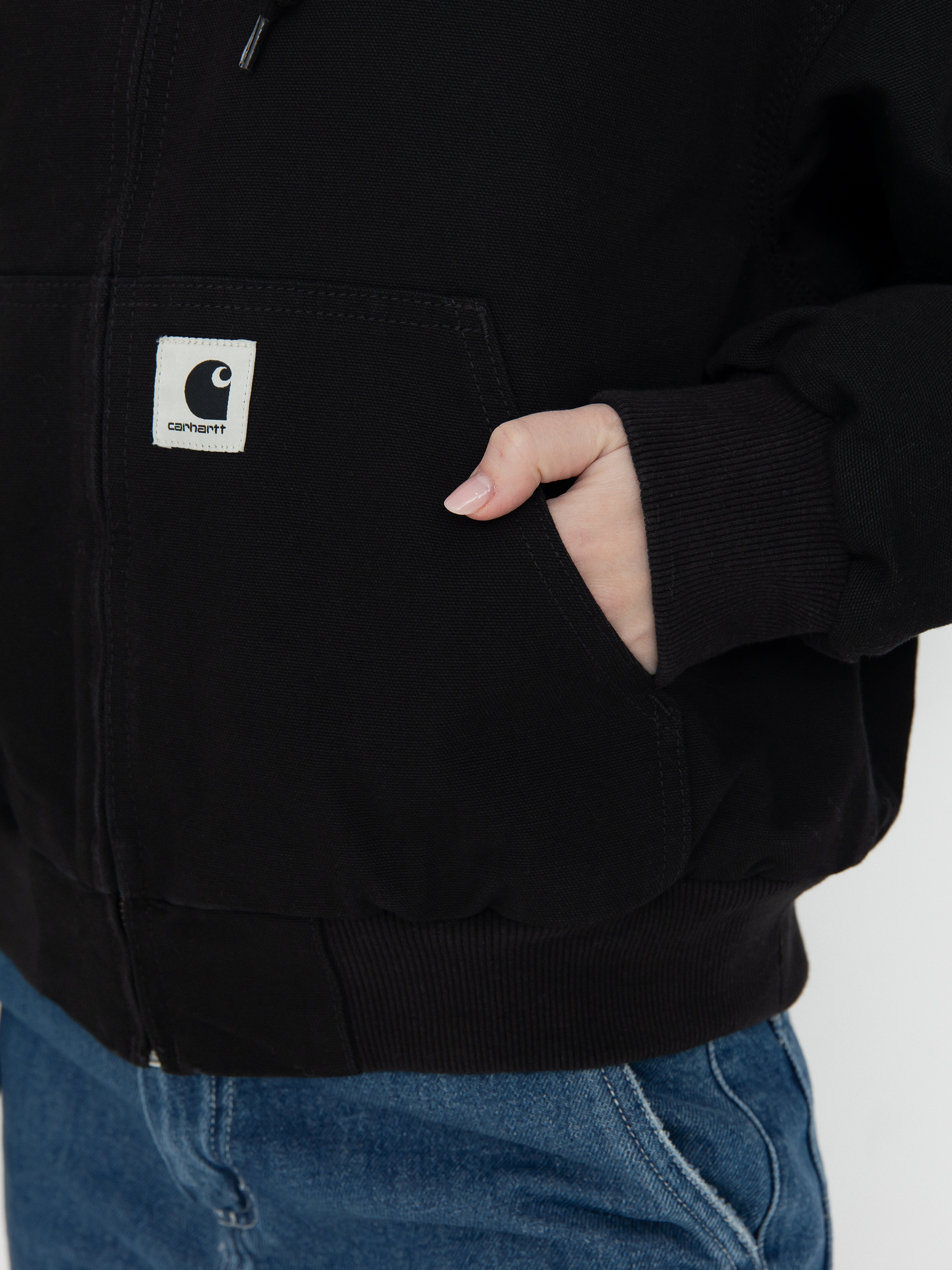 Dzseki Carhartt WIP OG Active Wmn (black rinsed canvas)