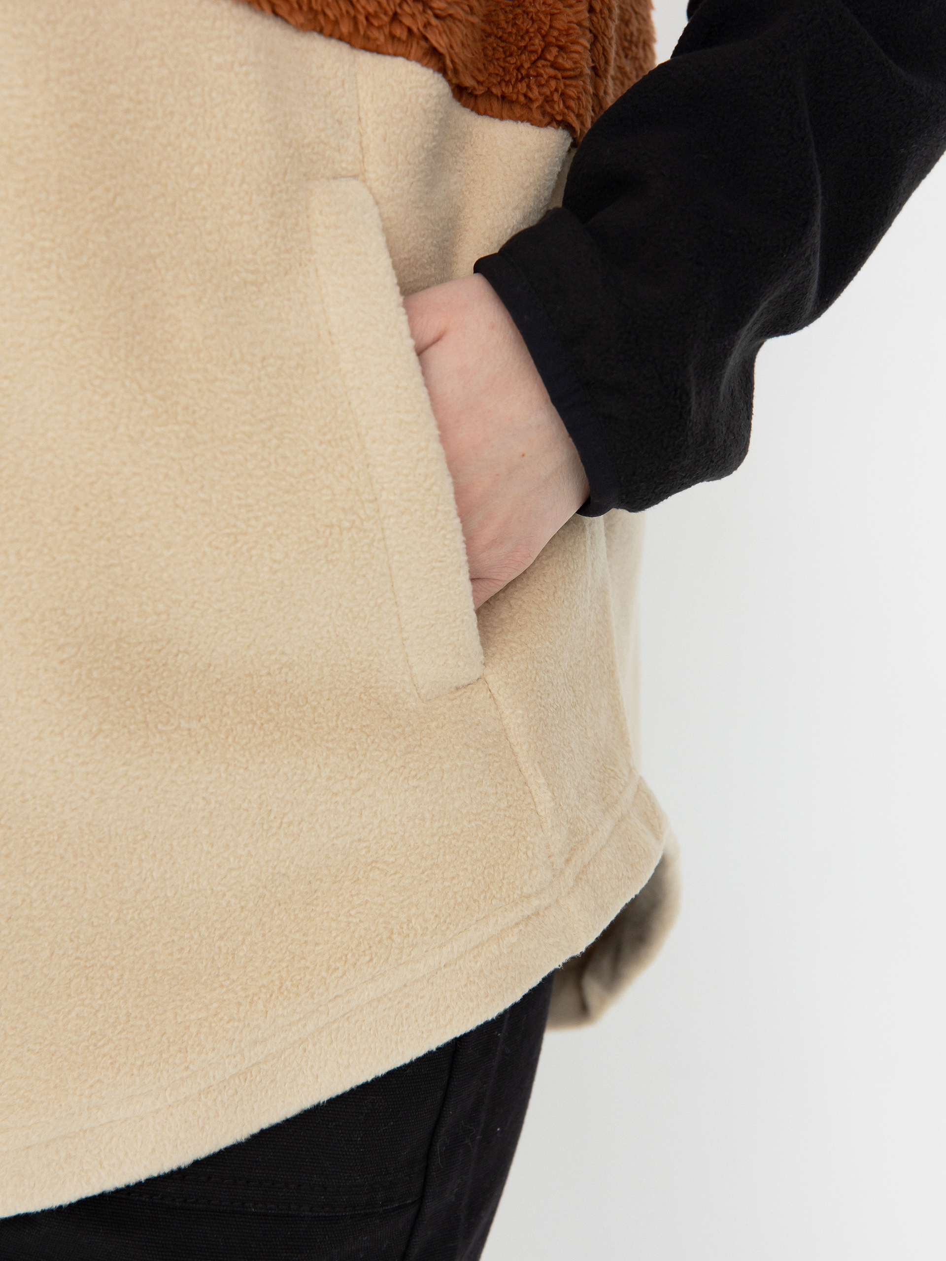 Férfi Polár pulóver Kavu Timber Lane (earth mix)