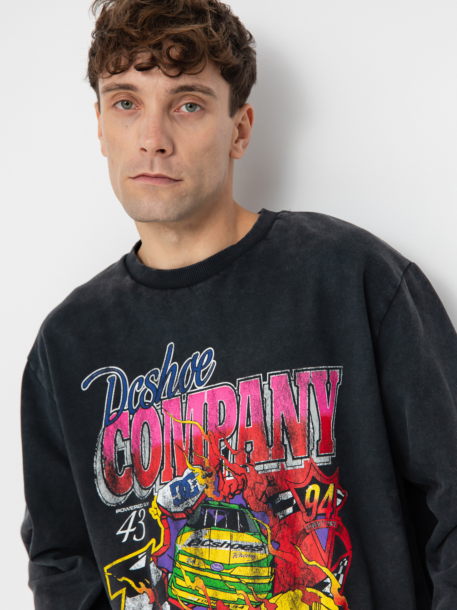 Pulóver DC Throwback 94 (black acid)