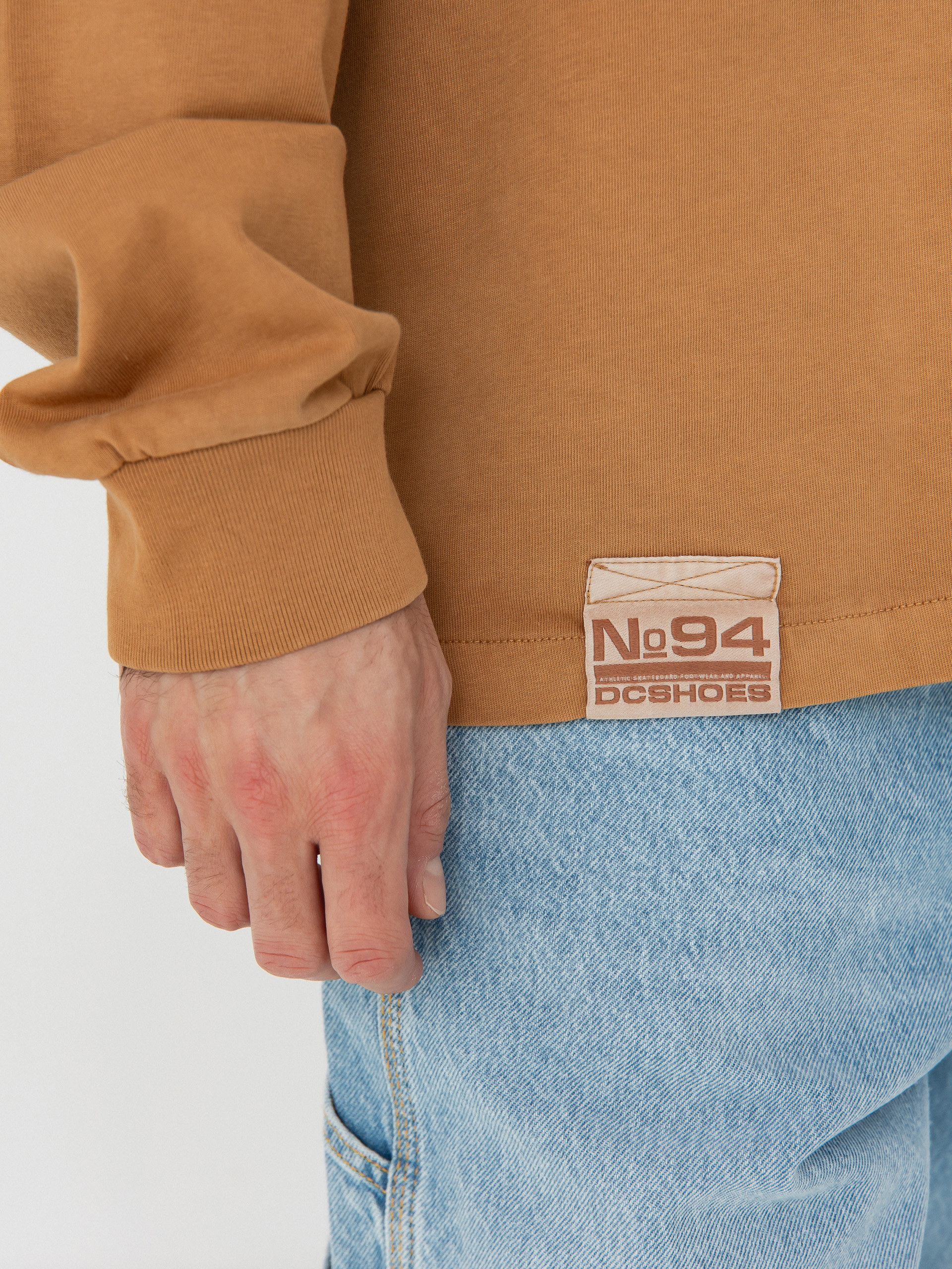 Hosszú ujjú felső DC No 94 Worker Pocket (chipmunk enzyme wash)