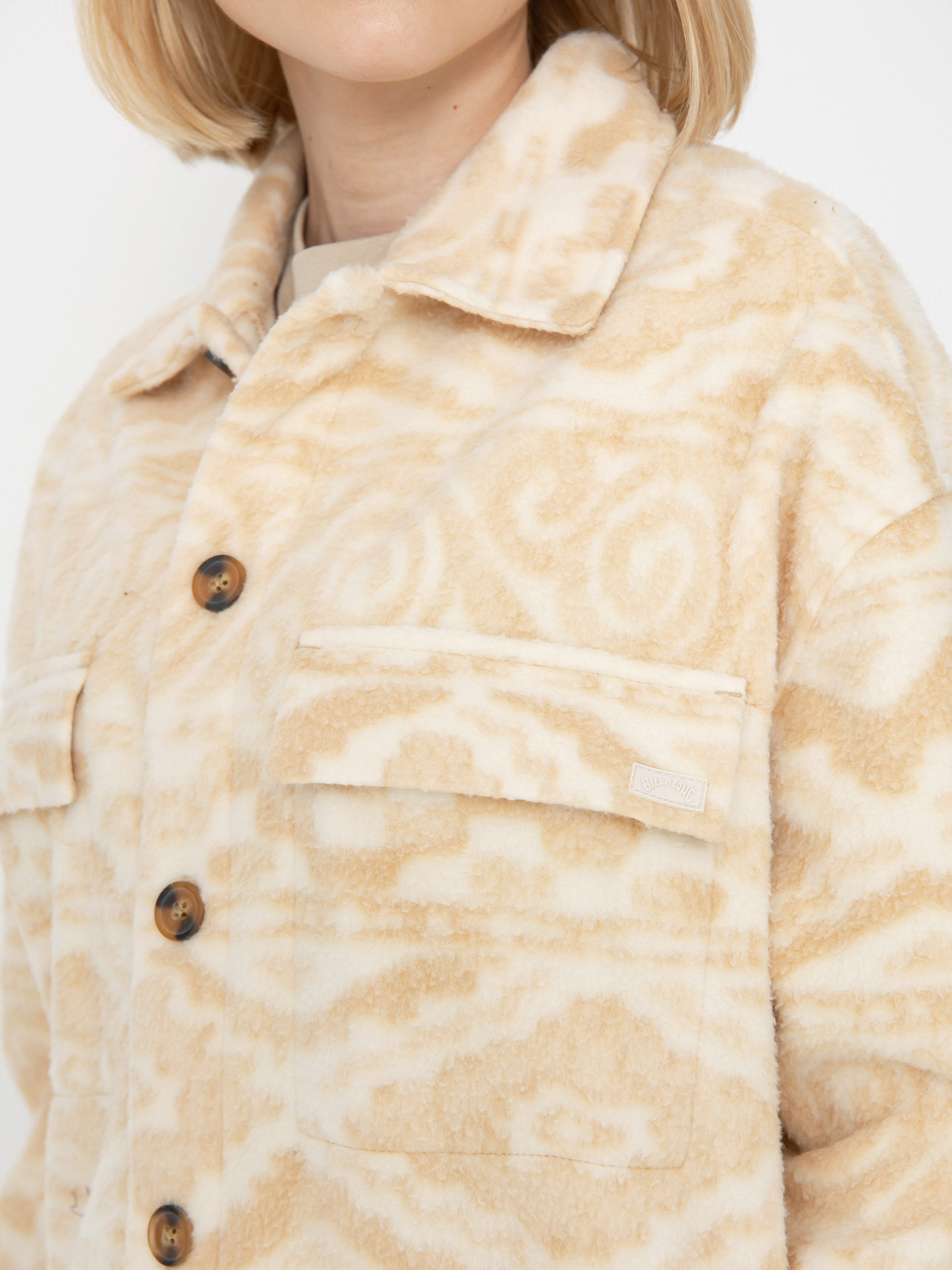 Ing Billabong Happy Camper Shacket Wmn (wet sand)