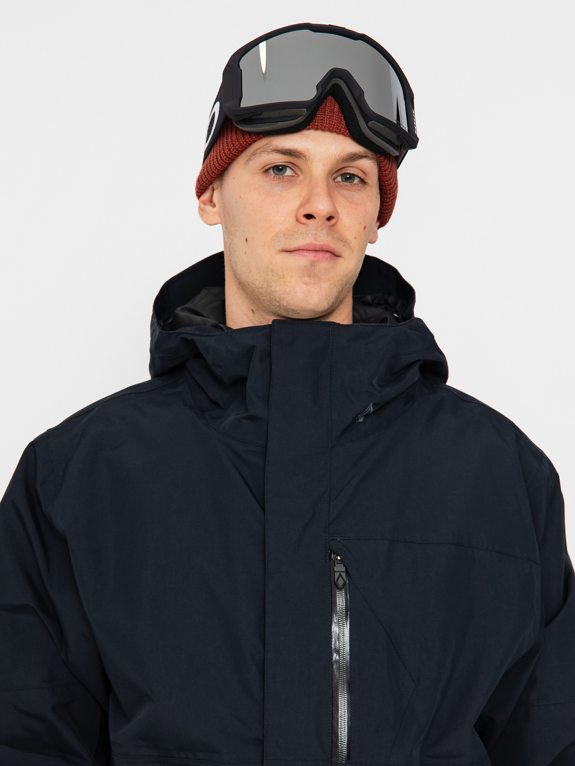 Férfi Snowboard dzseki Volcom L Ins Gore Tex (black)