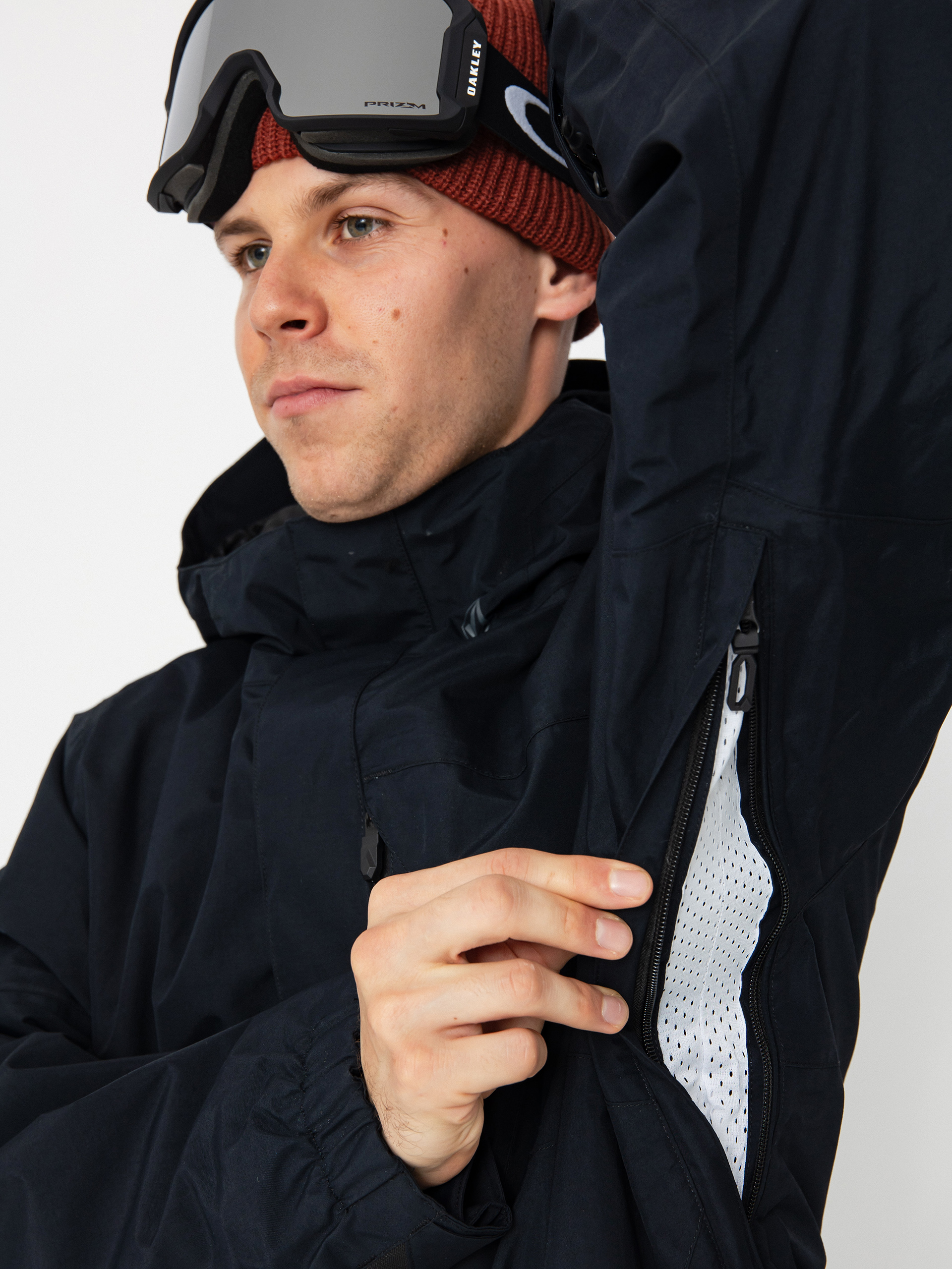 Férfi Snowboard dzseki Volcom L Ins Gore Tex (black)