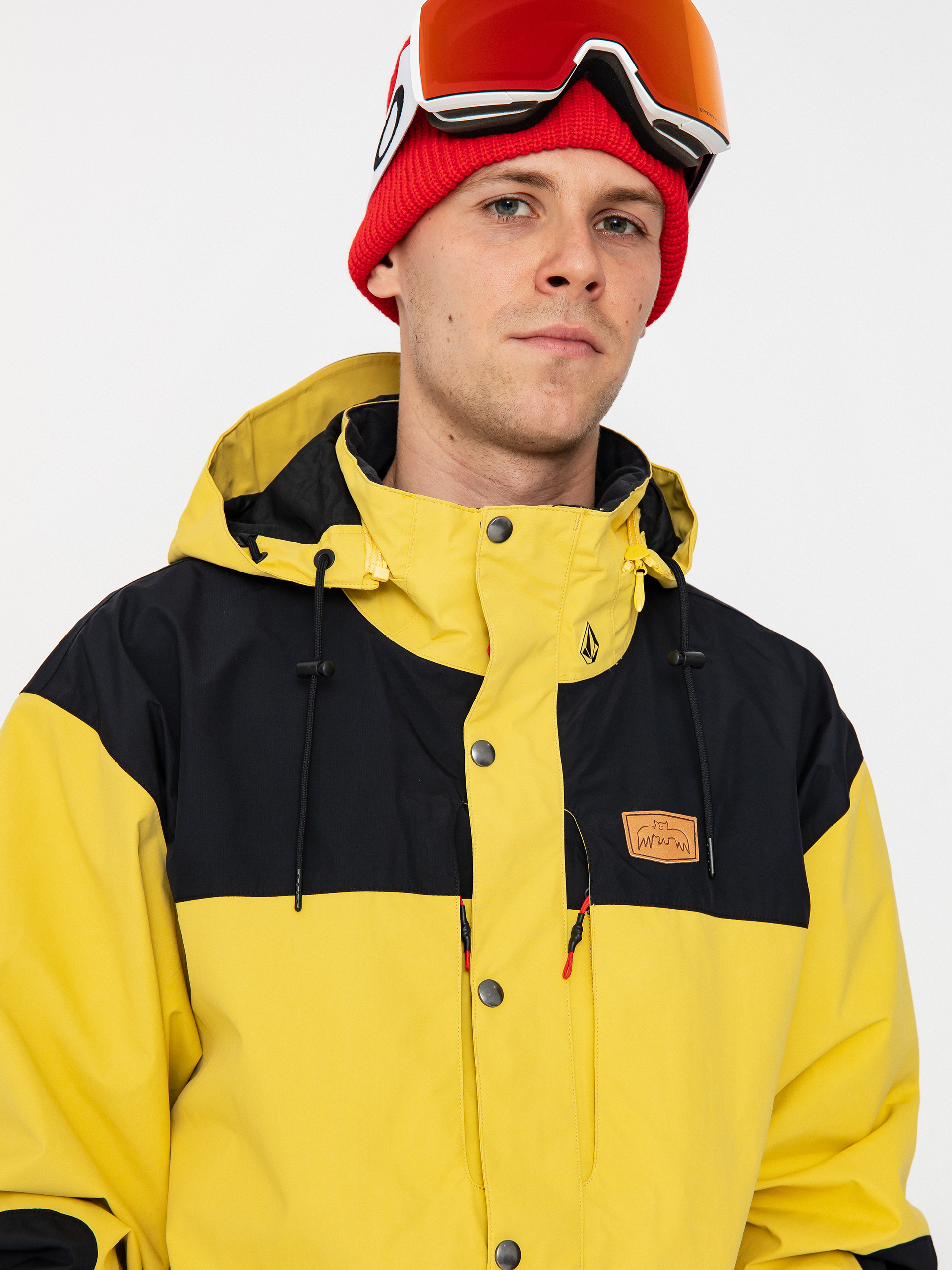 Férfi Snowboard dzseki Volcom Longo Gore Tex (dark yellow)