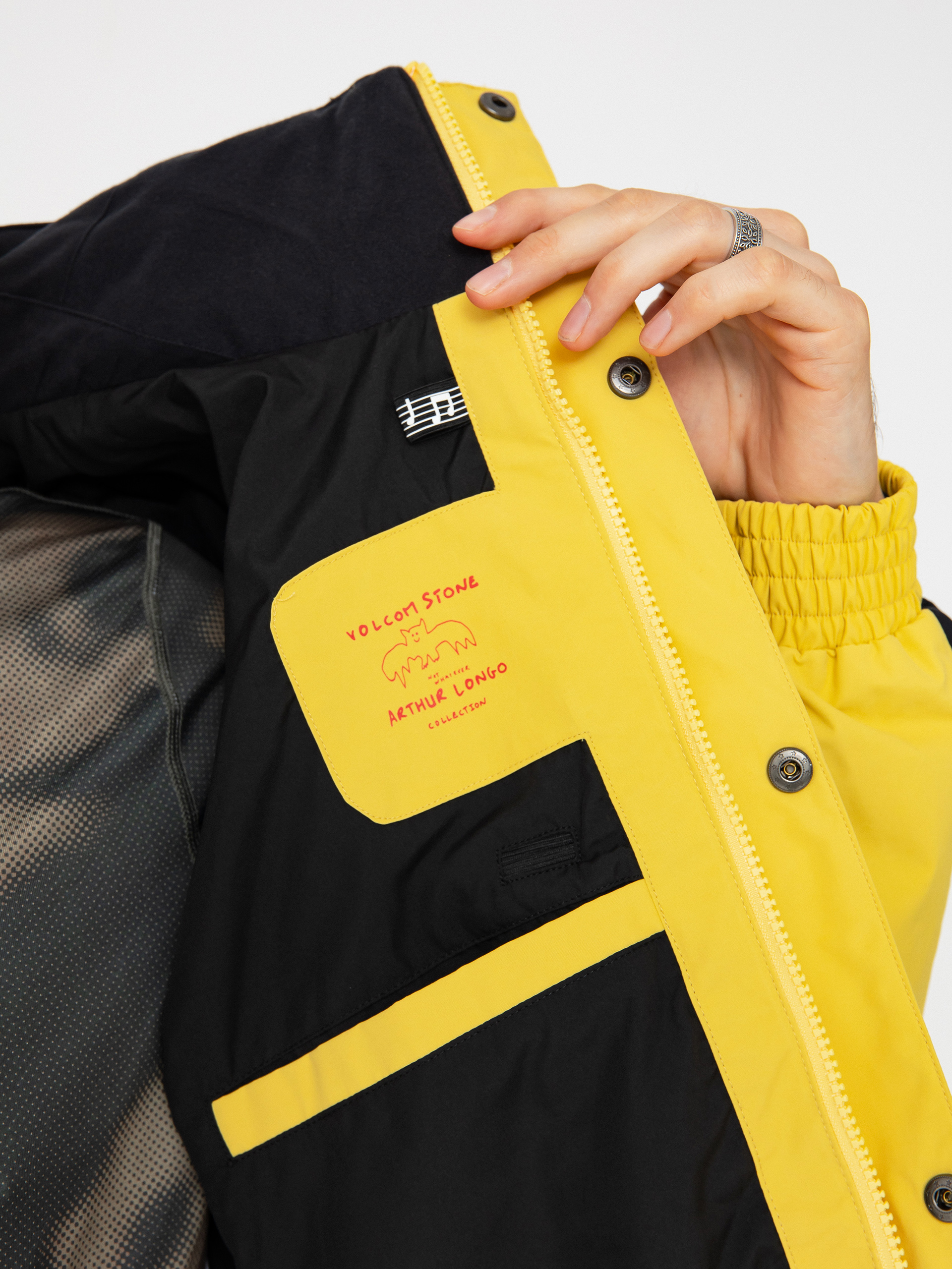 Férfi Snowboard dzseki Volcom Longo Gore Tex (dark yellow)