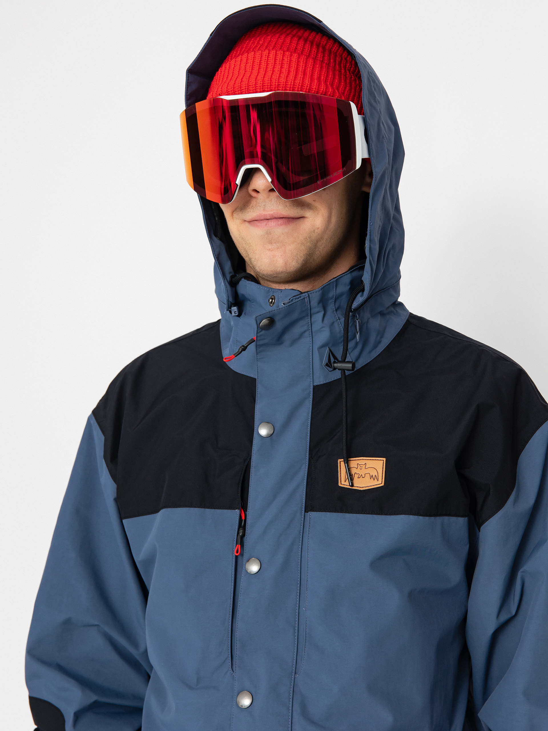 Férfi Snowboard dzseki Volcom Longo Gore Tex (indigo)
