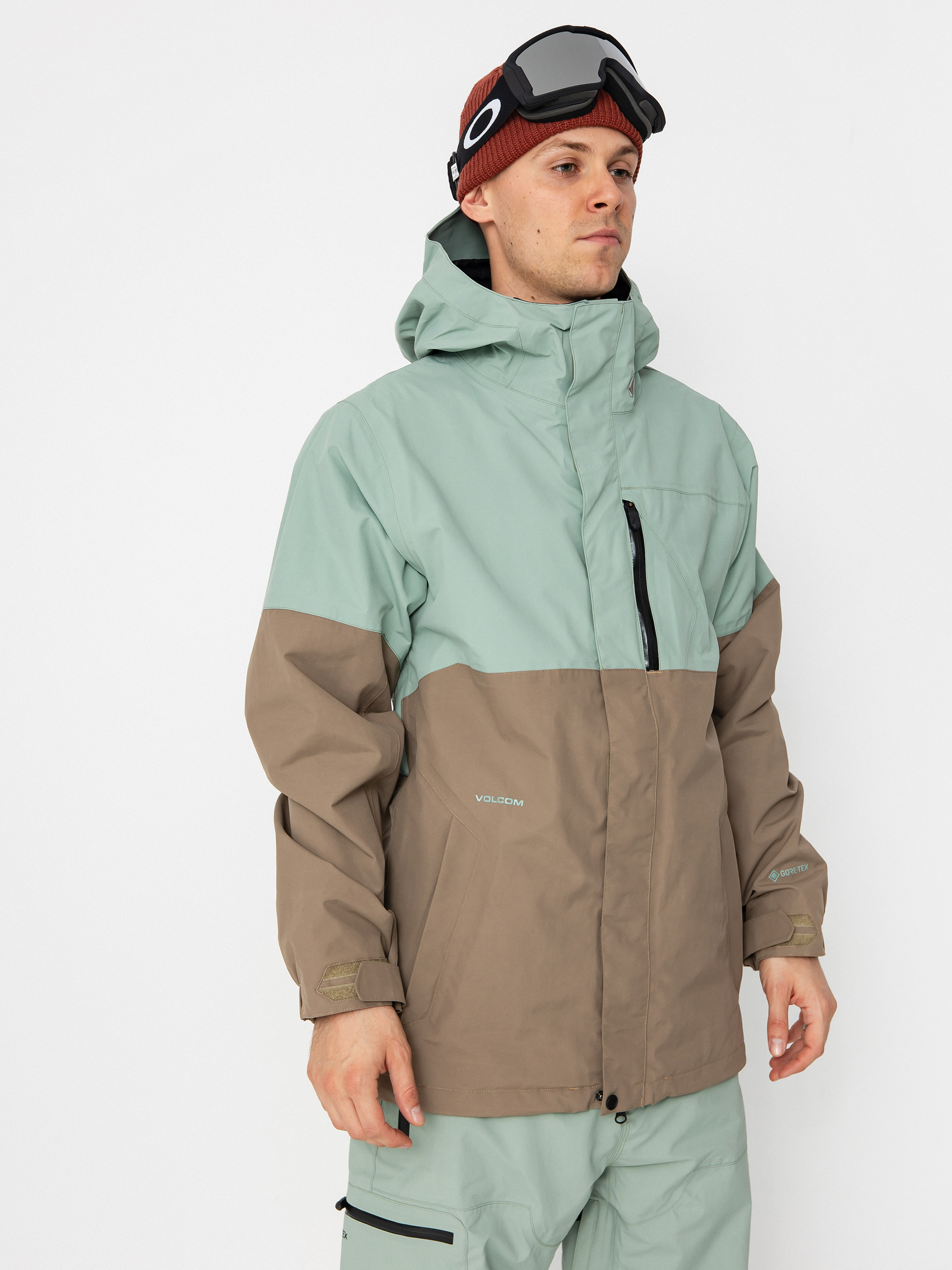 Férfi Snowboard dzseki Volcom L Gore Tex (agave)