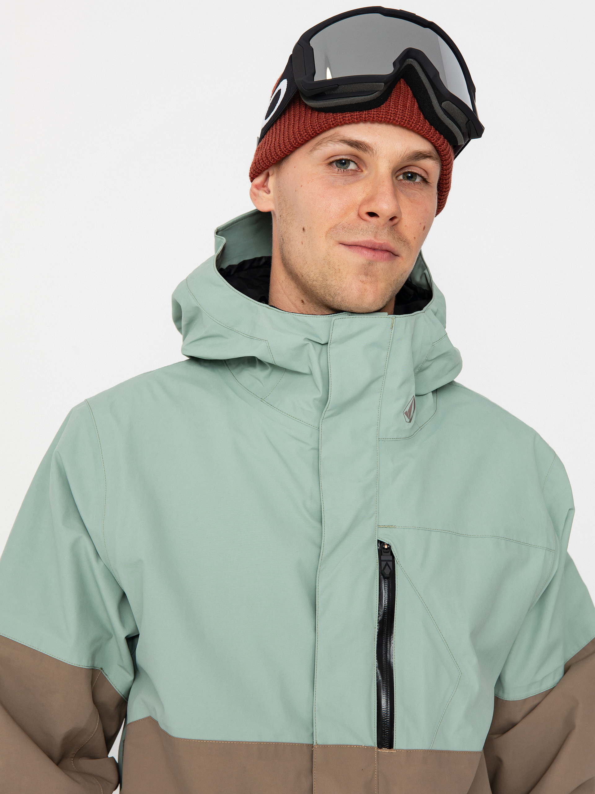 Férfi Snowboard dzseki Volcom L Gore Tex (agave)