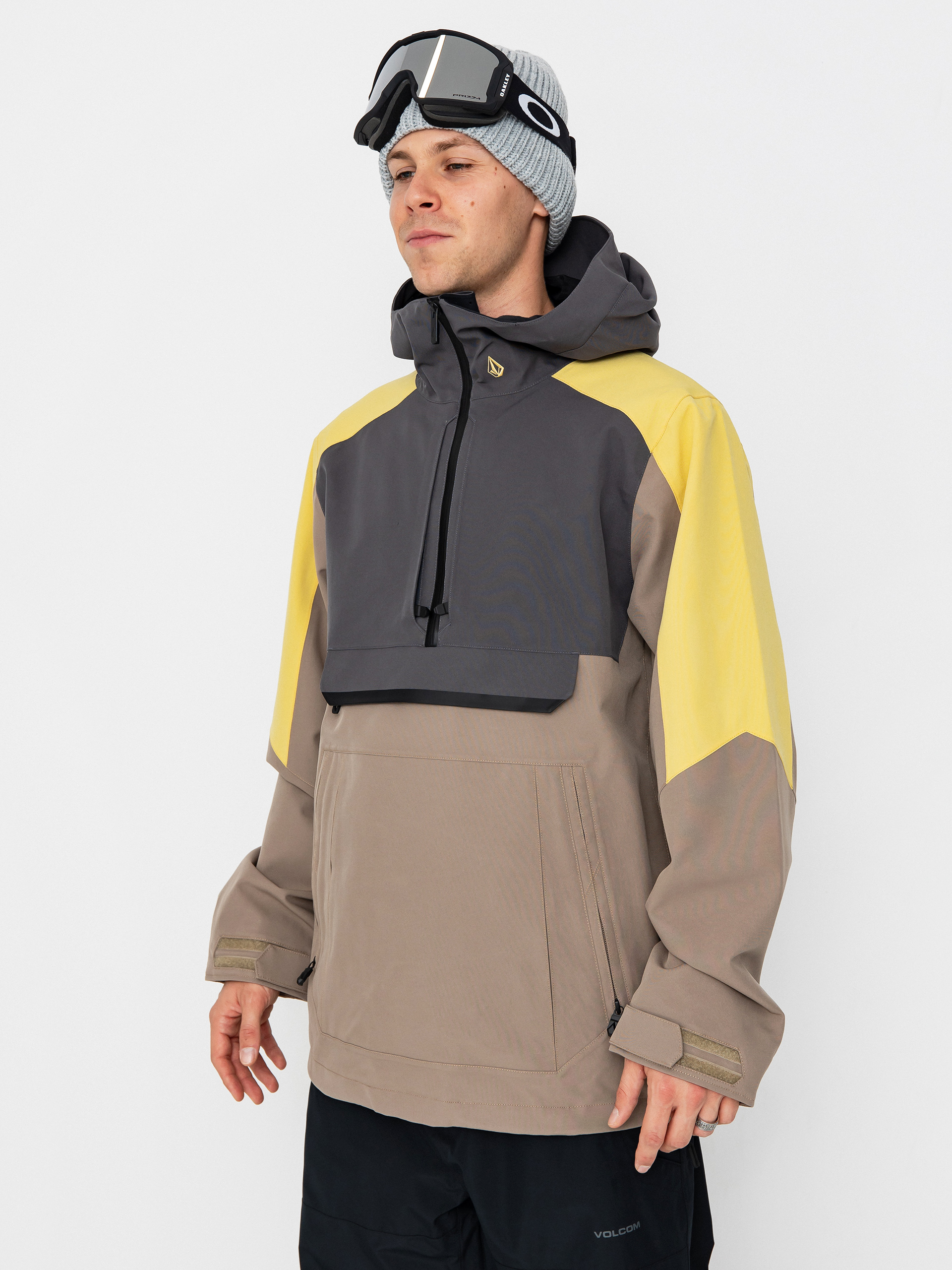 Férfi Snowboard dzseki Volcom Brighton Pullover (chestnut brown)