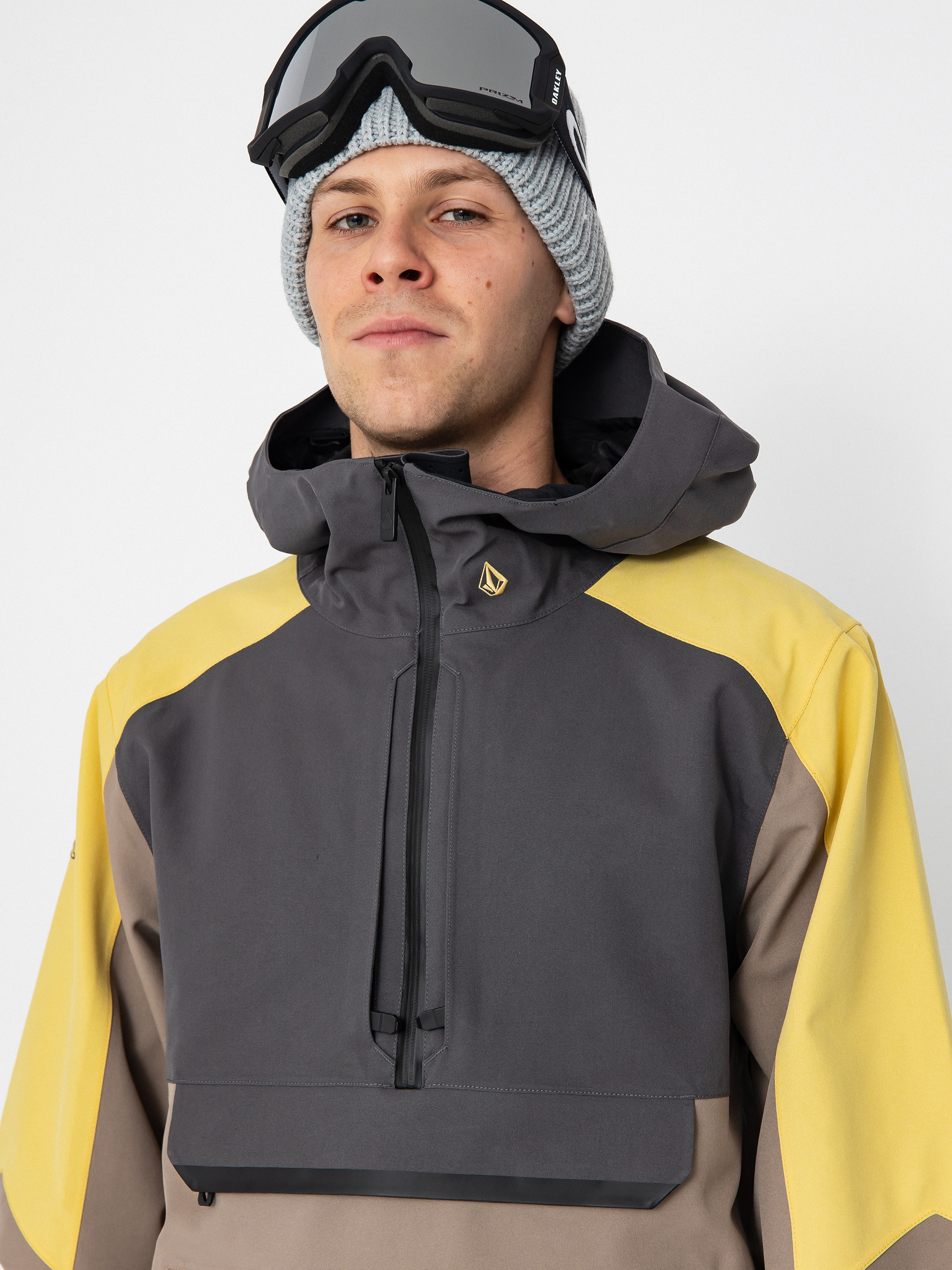 Férfi Snowboard dzseki Volcom Brighton Pullover (chestnut brown)