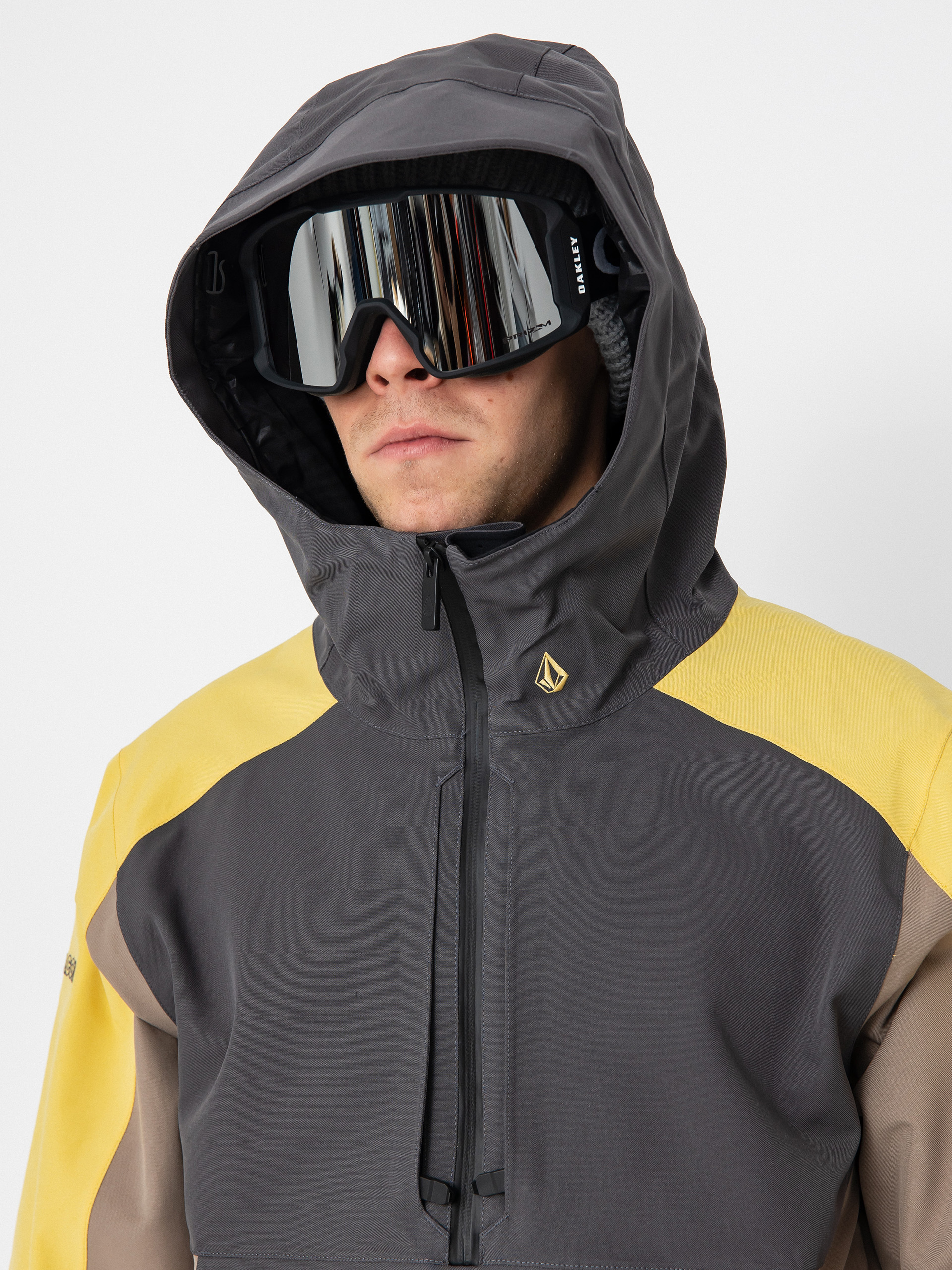 Férfi Snowboard dzseki Volcom Brighton Pullover (chestnut brown)