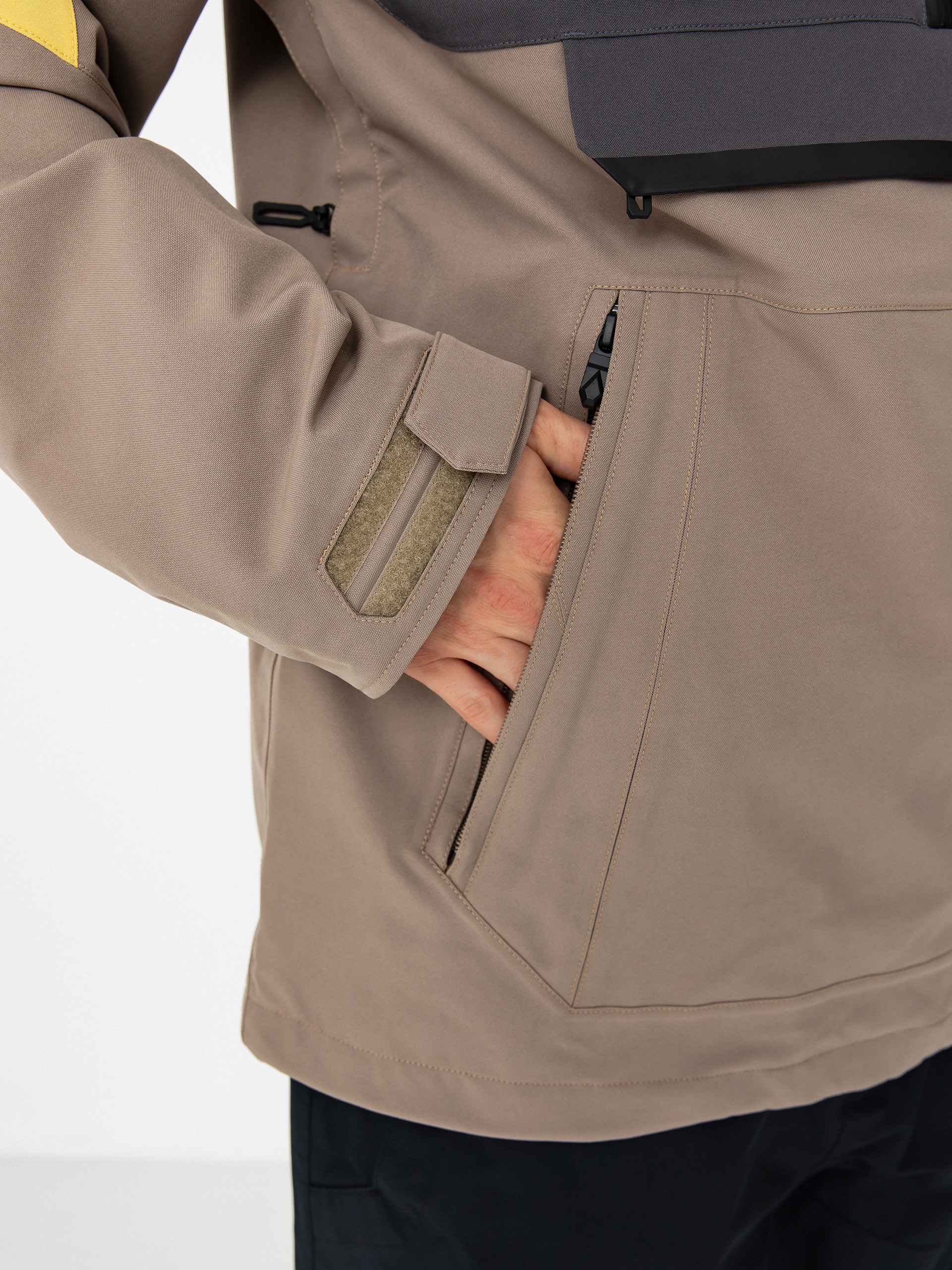 Férfi Snowboard dzseki Volcom Brighton Pullover (chestnut brown)