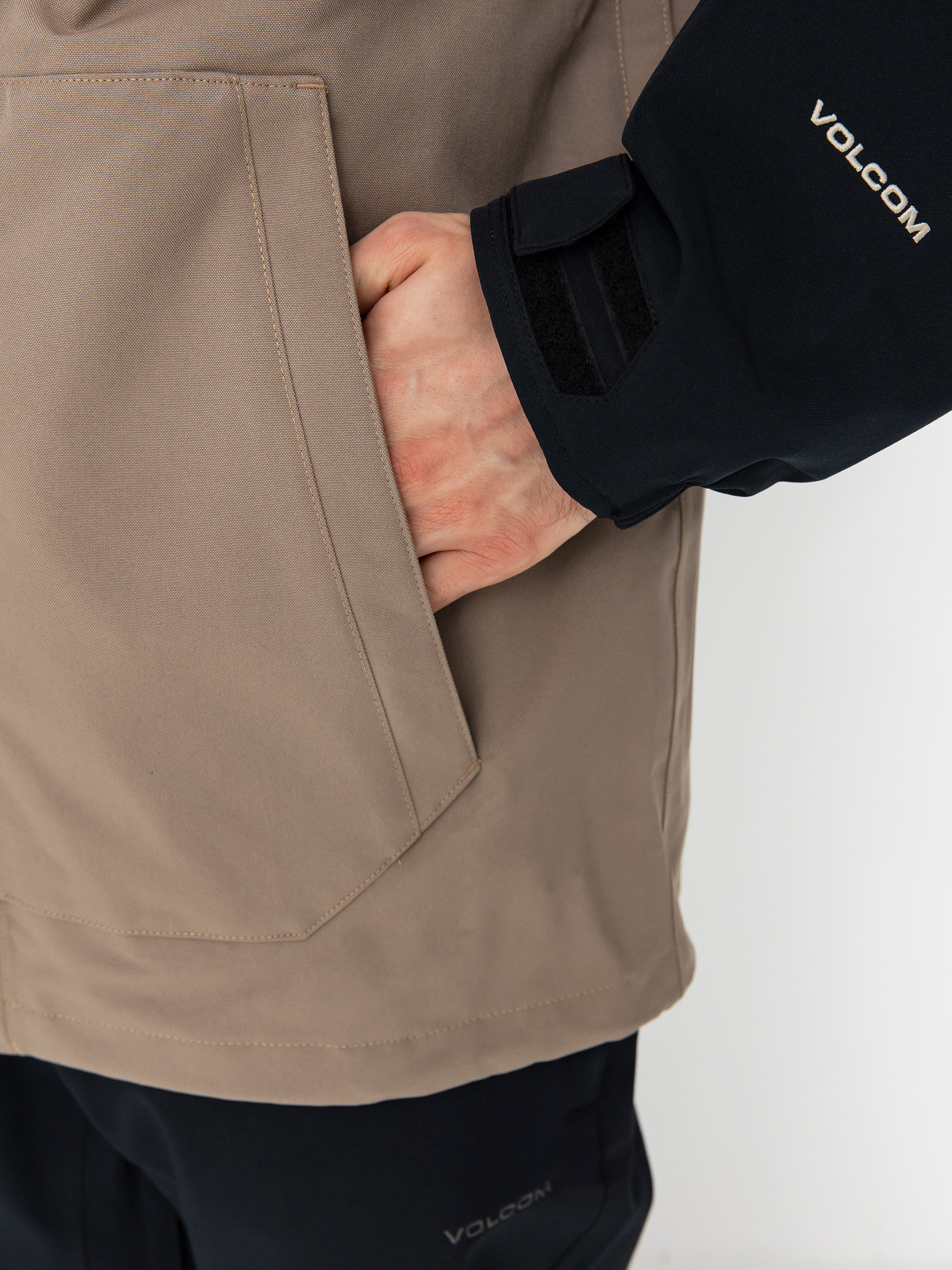 Férfi Snowboard dzseki Volcom Brighton Full Zip (chestnut brown)