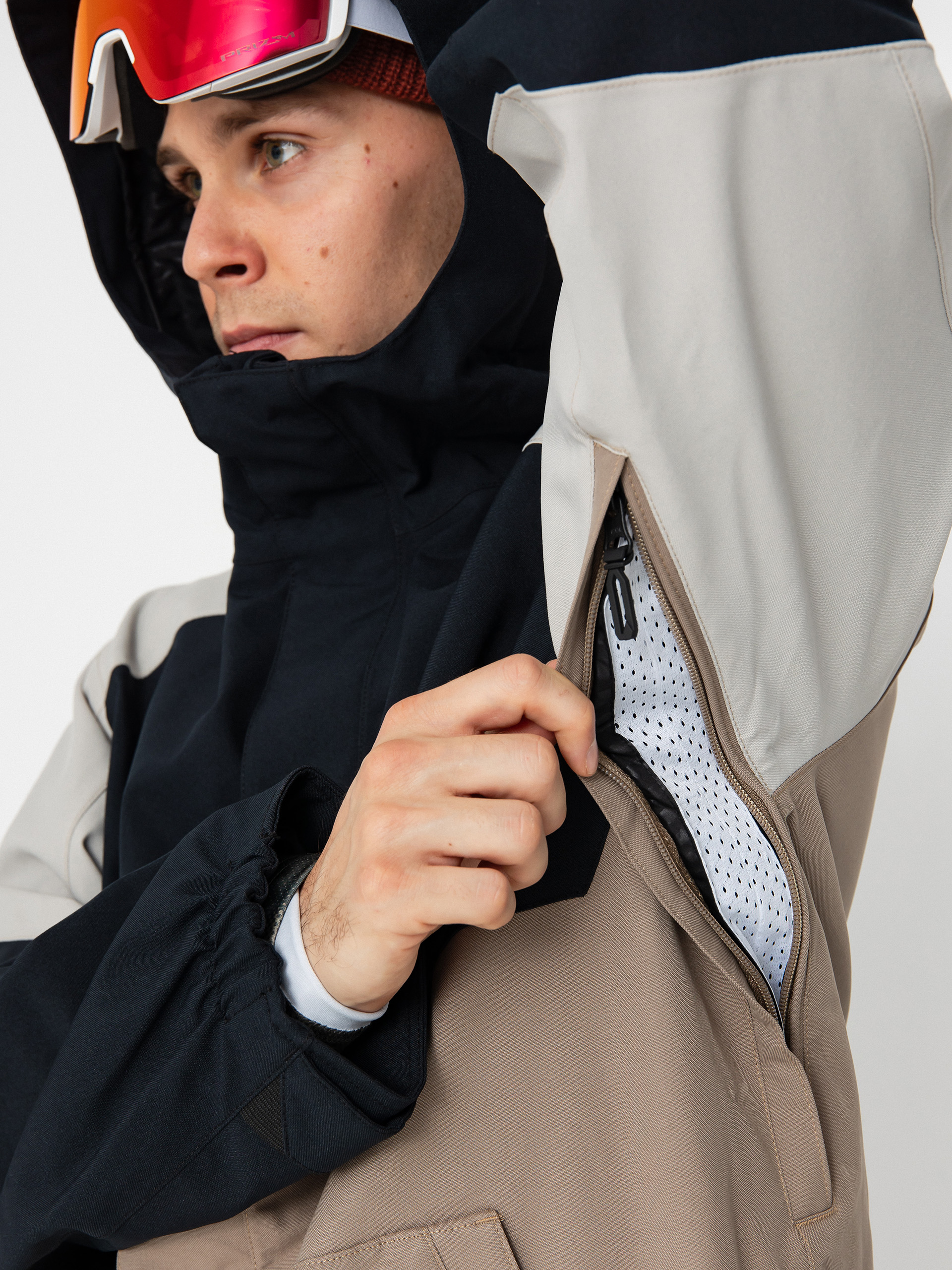 Férfi Snowboard dzseki Volcom Brighton Full Zip (chestnut brown)