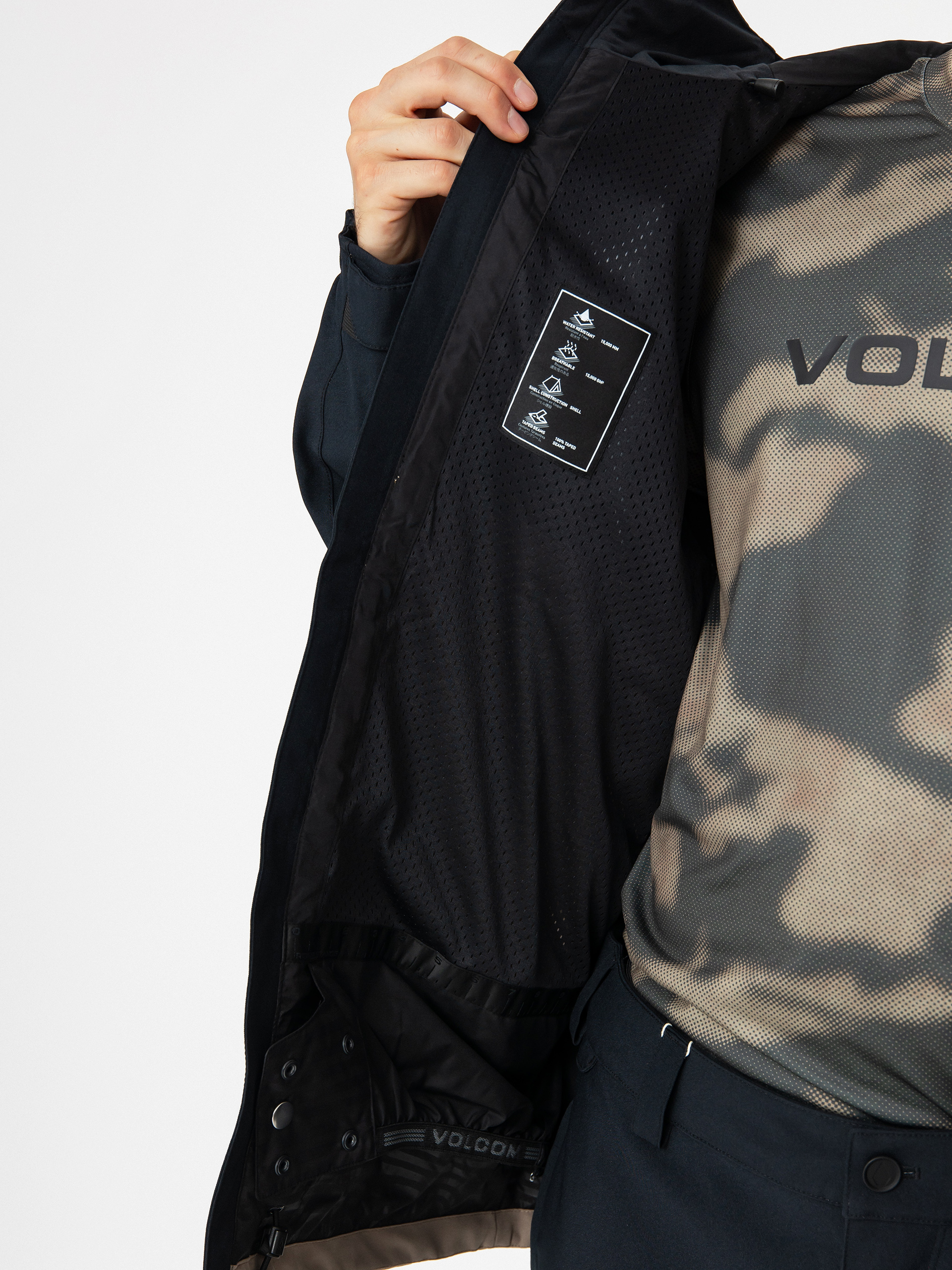 Férfi Snowboard dzseki Volcom Brighton Full Zip (chestnut brown)