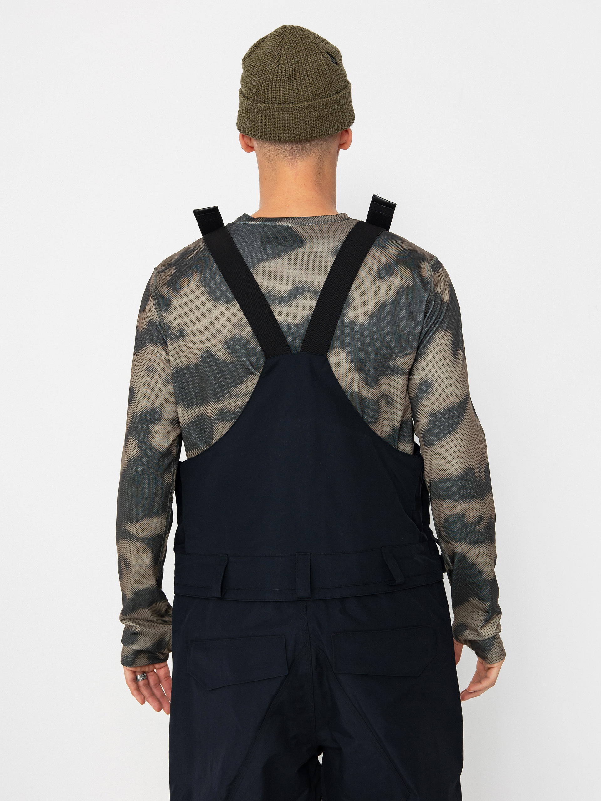 Férfi Snowboard nadrág Volcom Rain Gore Tex Bib Overall (black)