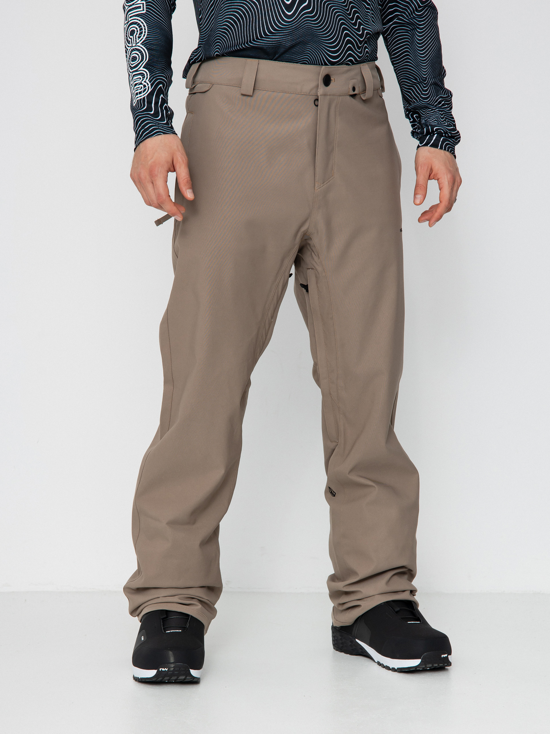 Férfi Snowboard nadrág Volcom Freakin Snow Chino (chestnut brown)