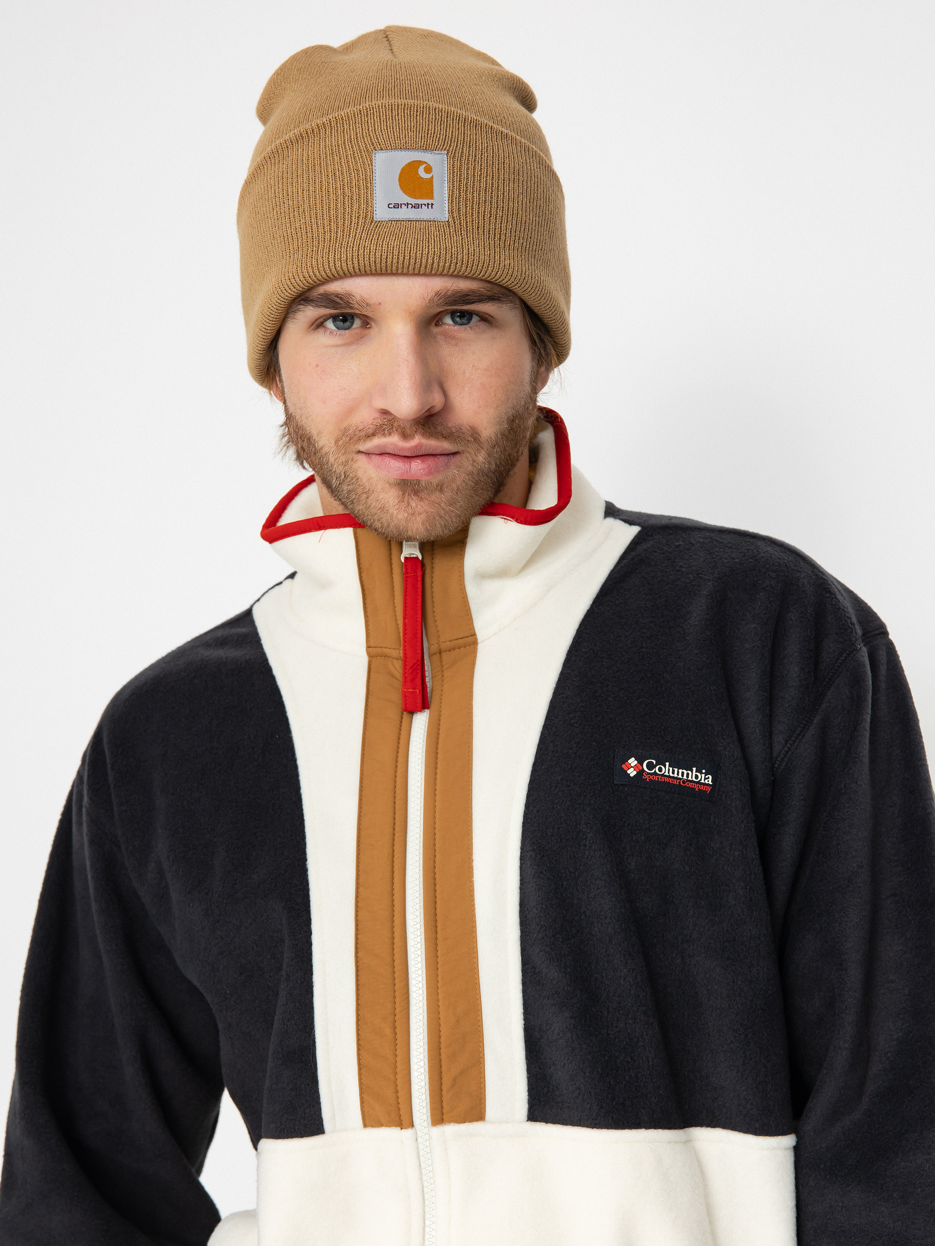 Férfi Polár pulóver Columbia Backbowl II Full Zip (black chalk)