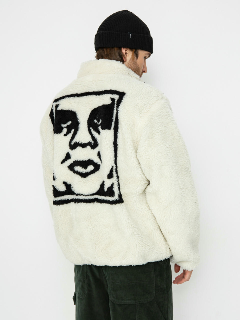 Dzseki OBEY Icon Face Sherpa (unbleached)