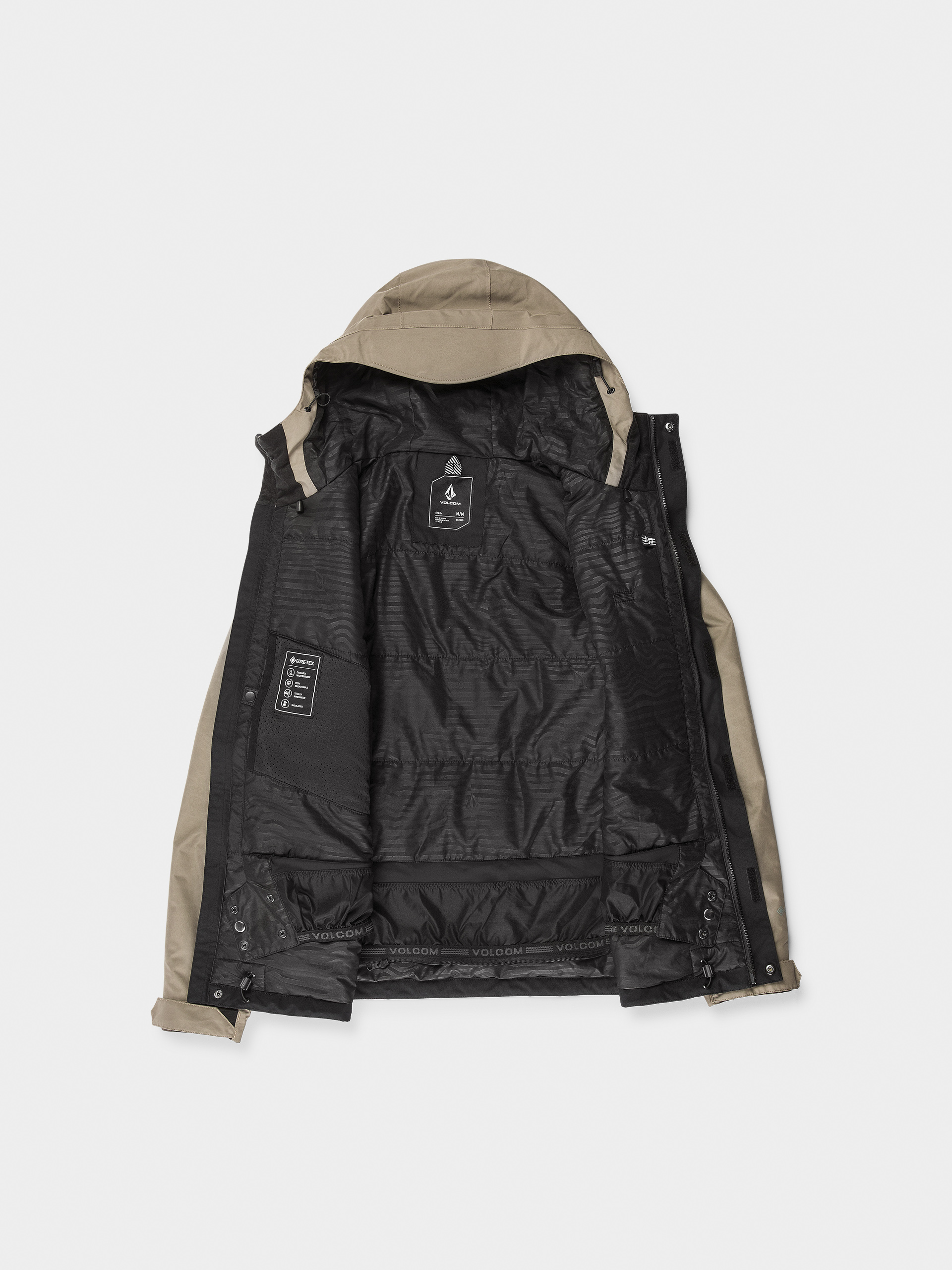 Férfi Snowboard dzseki Volcom Dua Ins Gore (chestnut brown)