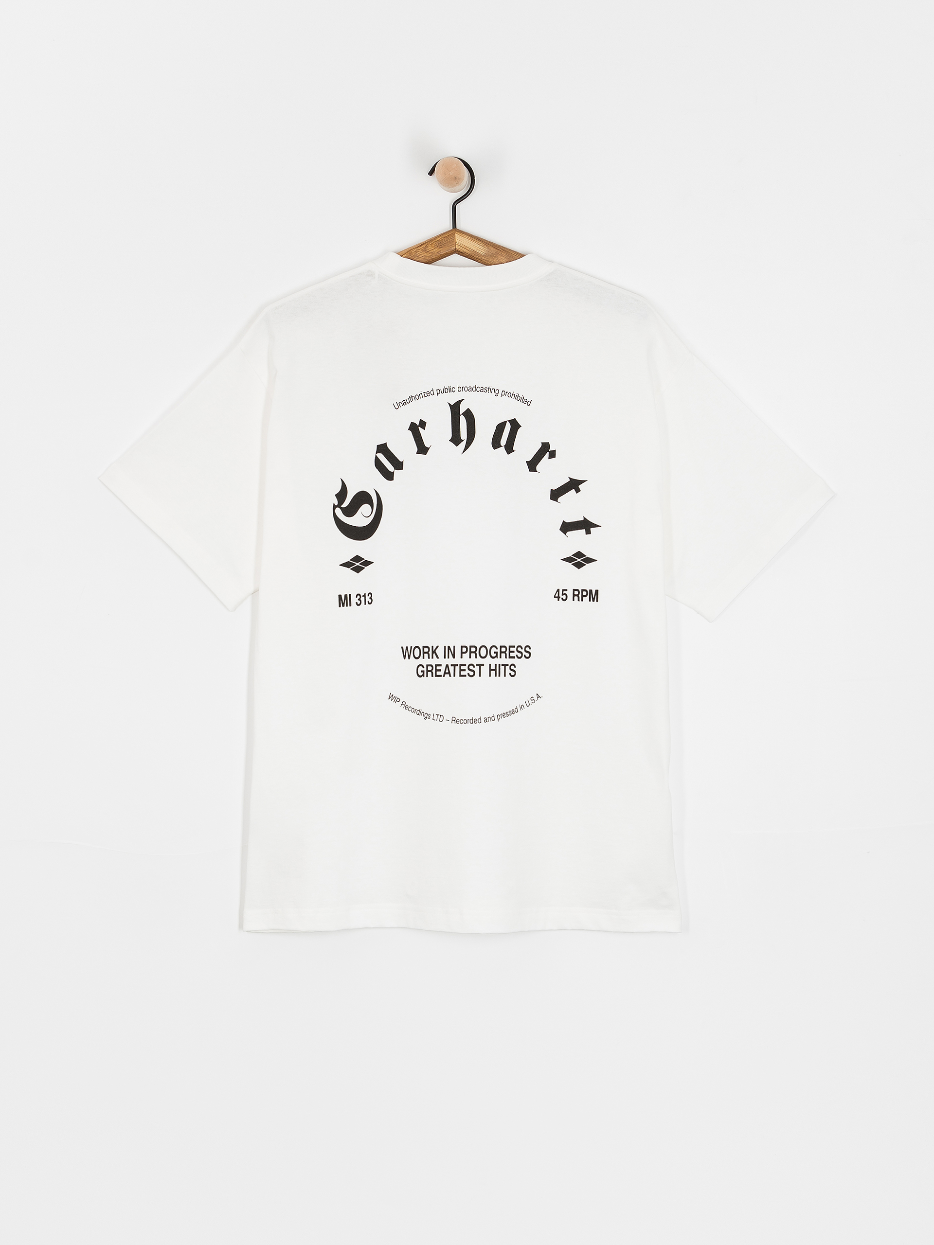 Carhartt WIP Greatest Hits Póló (white/black)