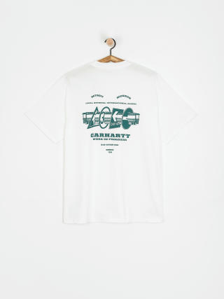 Póló Carhartt WIP Runaway (white/malachite)